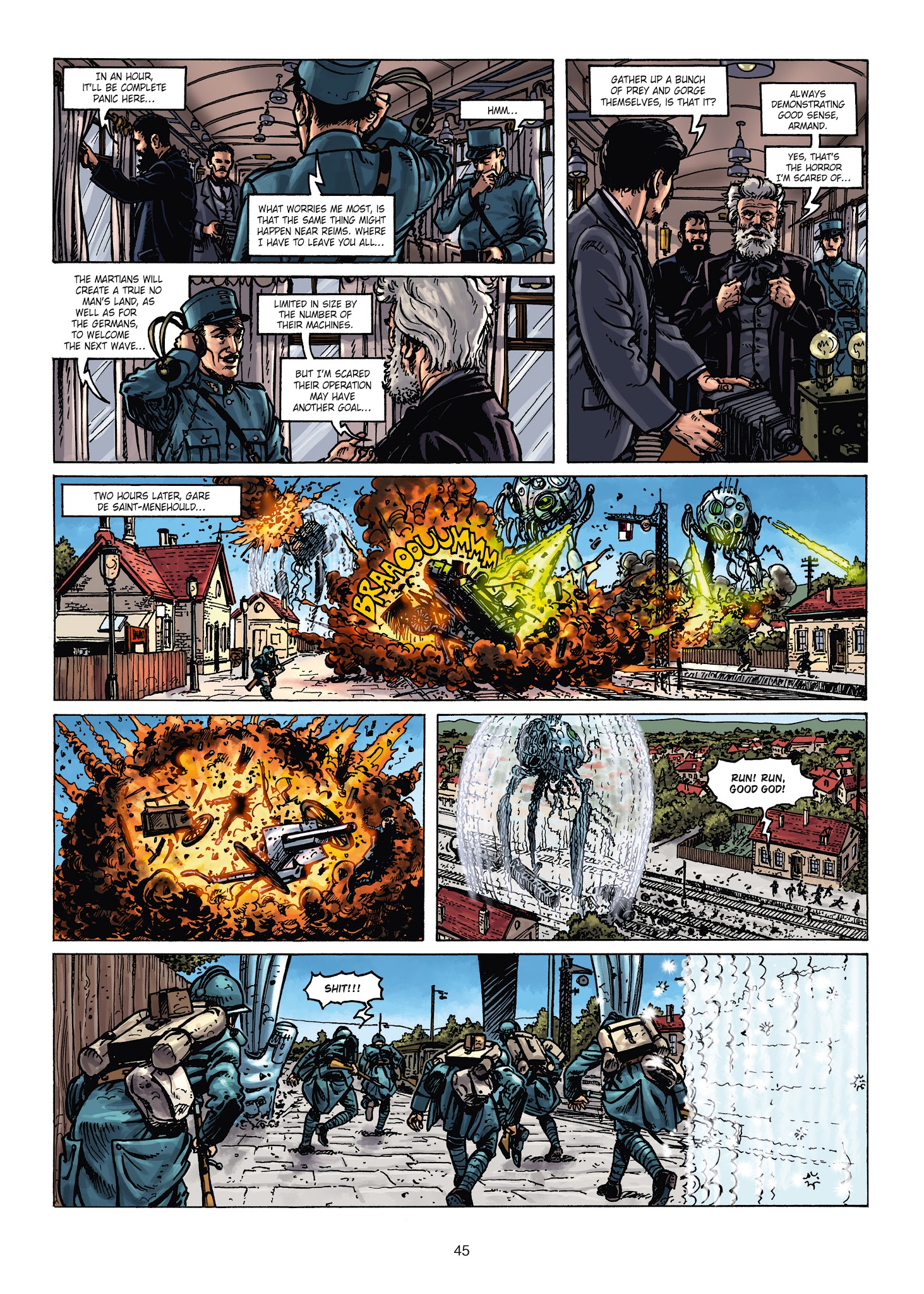Read online War of the World War One Vol. 2: Martian Terror comic -  Issue # Full - 44