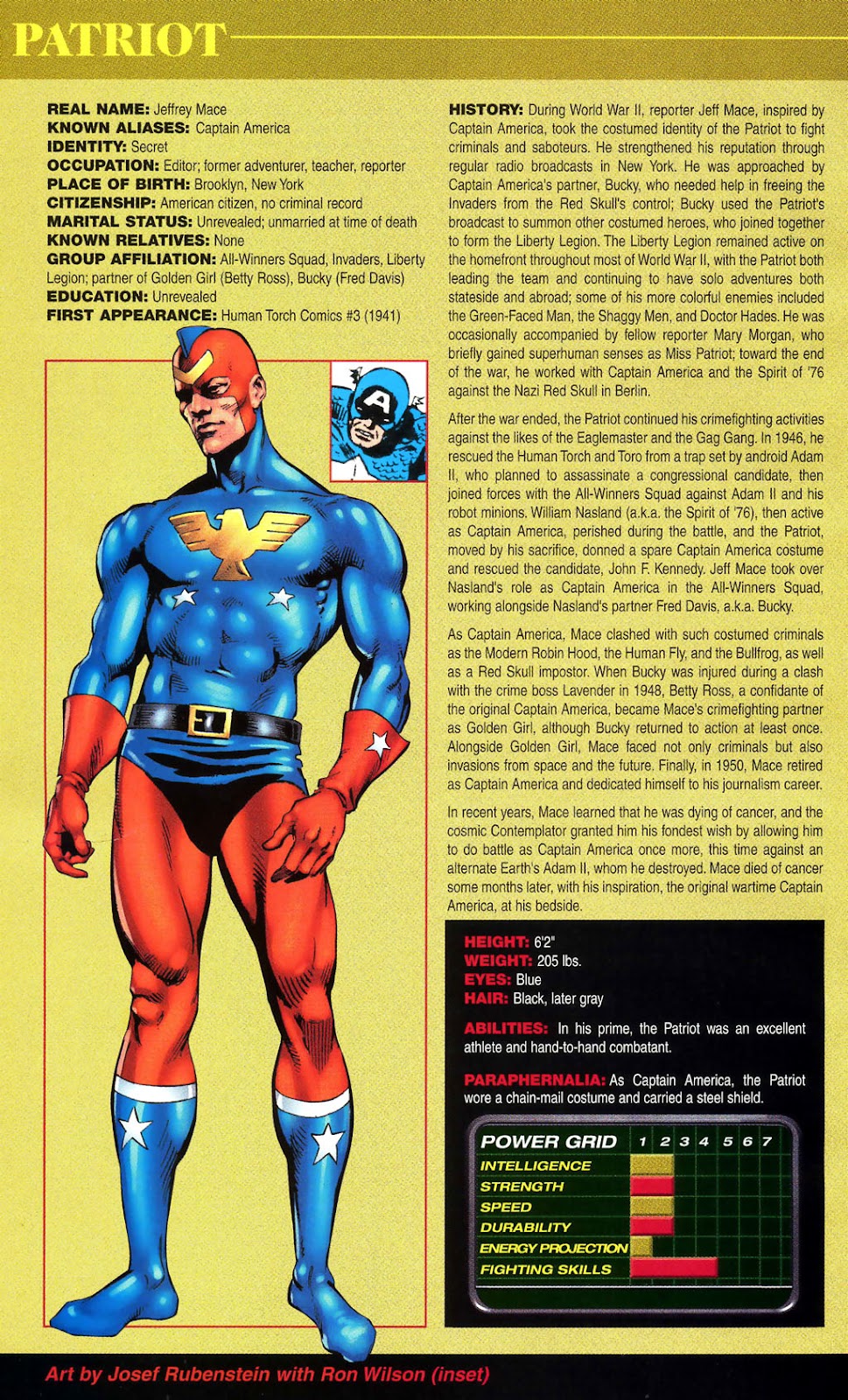The Official Handbook of the Marvel Universe: Golden Age issue Full - Page 30