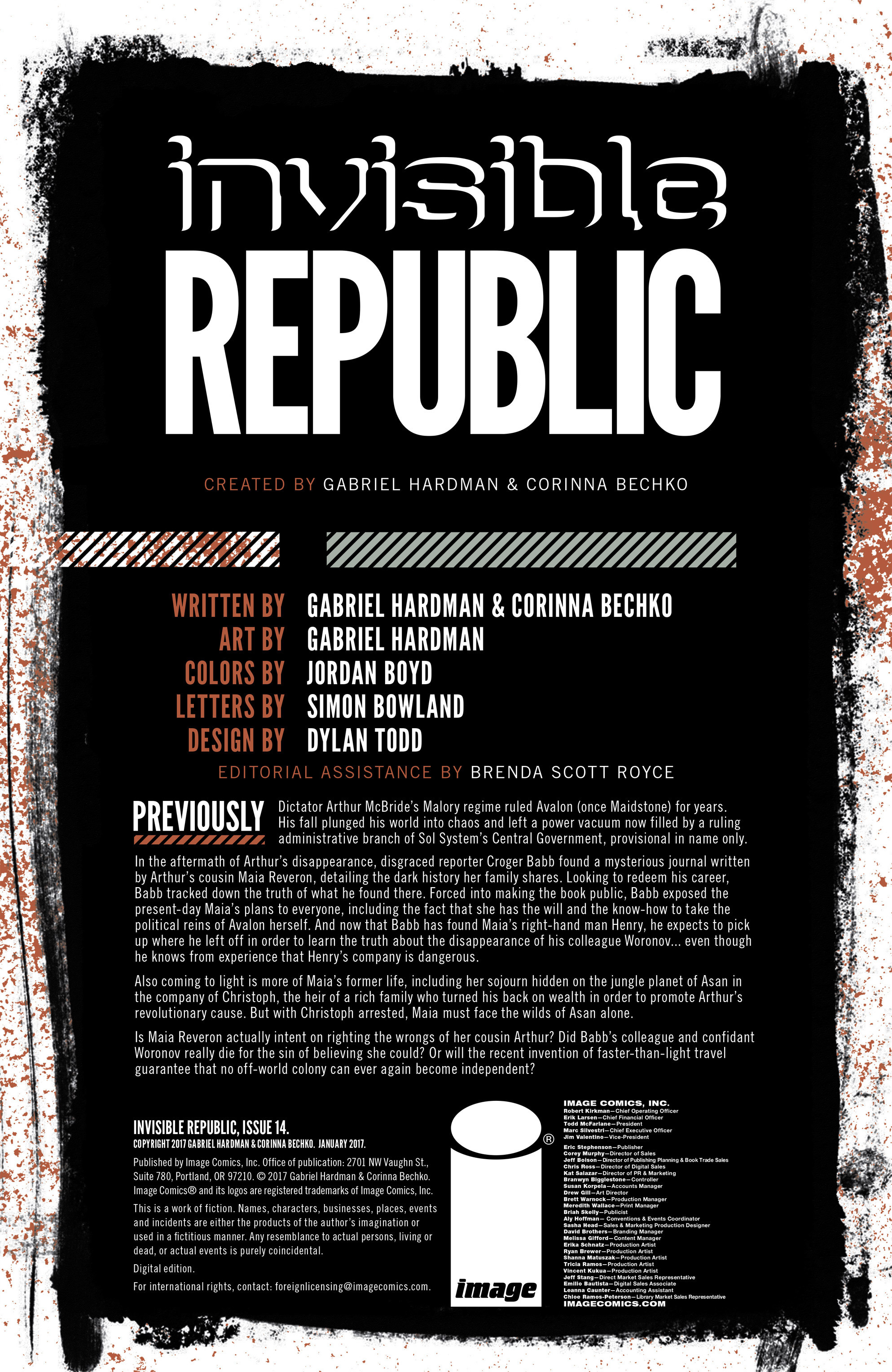 Read online Invisible Republic comic -  Issue #14 - 2