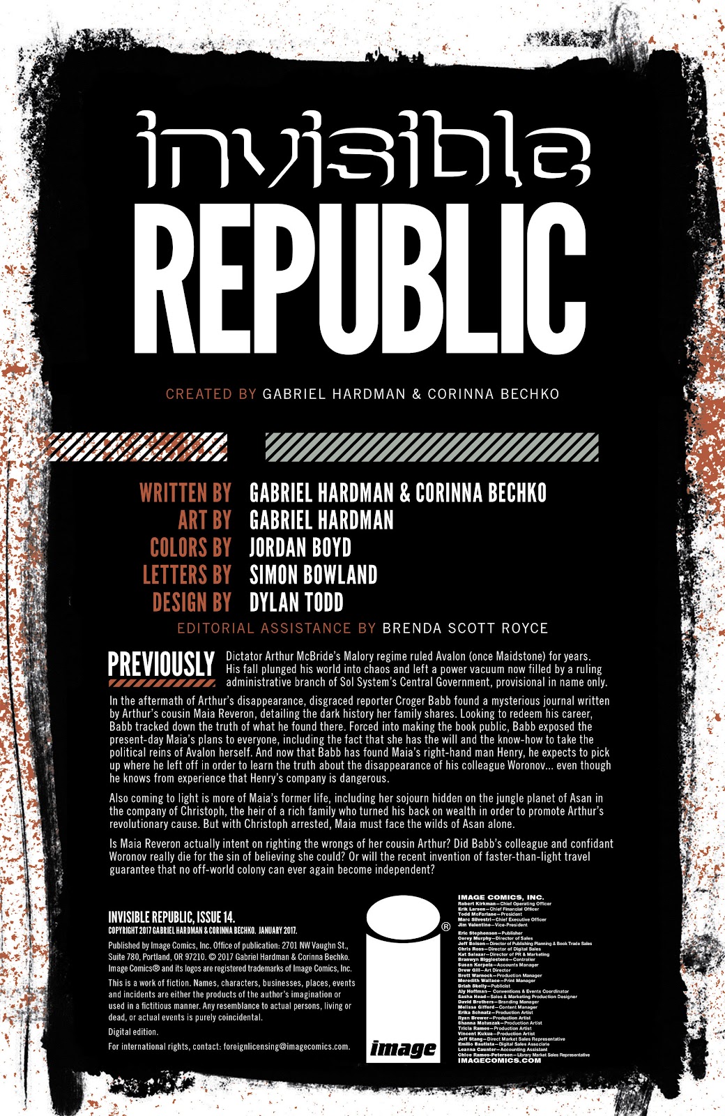 Invisible Republic issue 14 - Page 2