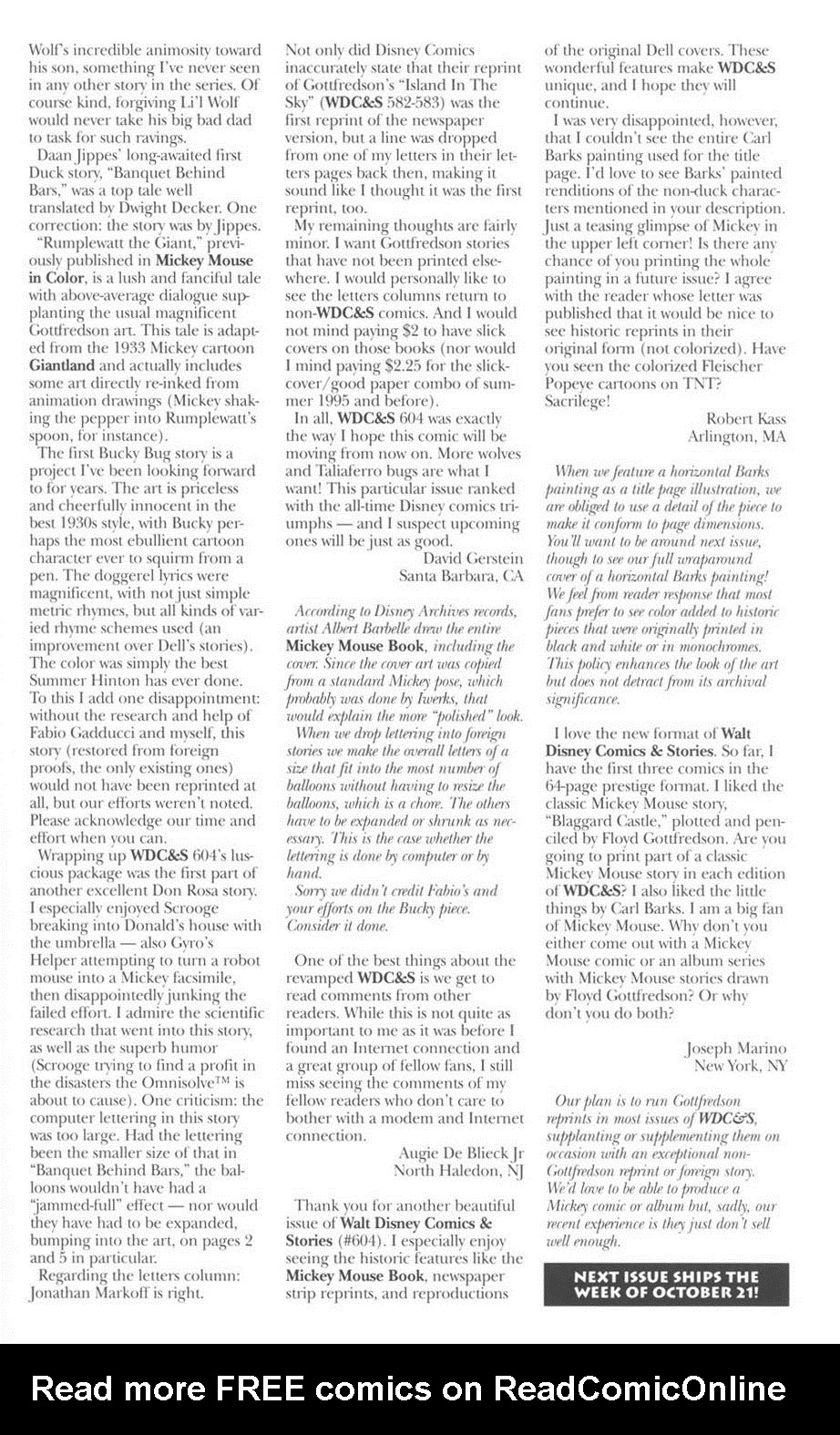 Read online Walt Disney's Comics and Stories comic -  Issue #606 - 67