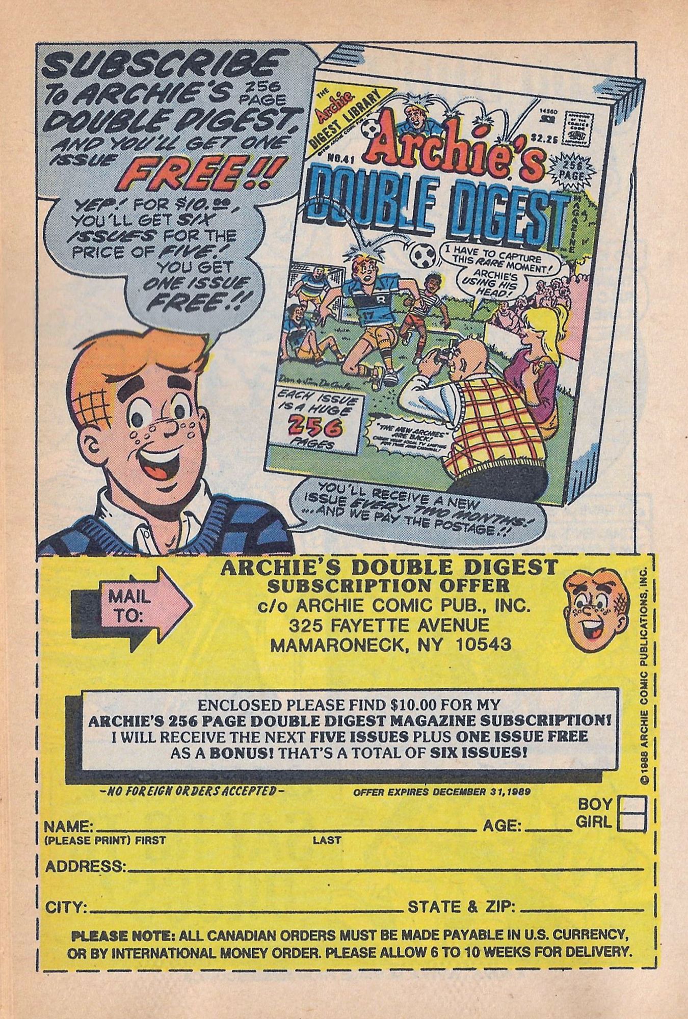 Read online Jughead Jones Comics Digest comic -  Issue #58 - 26