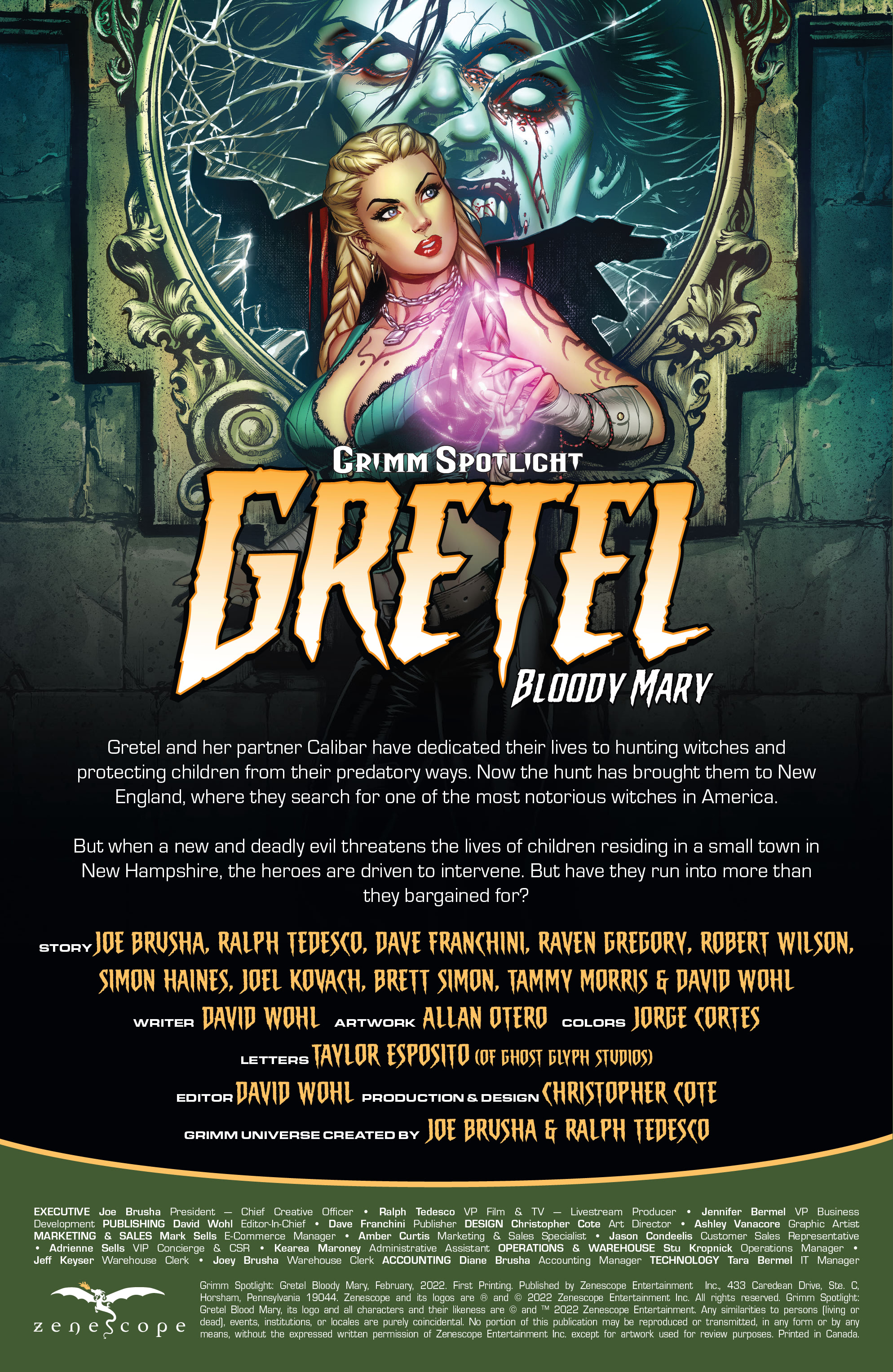 Read online Grimm Spotlight: Gretel: Bloody Mary comic -  Issue # Full - 2