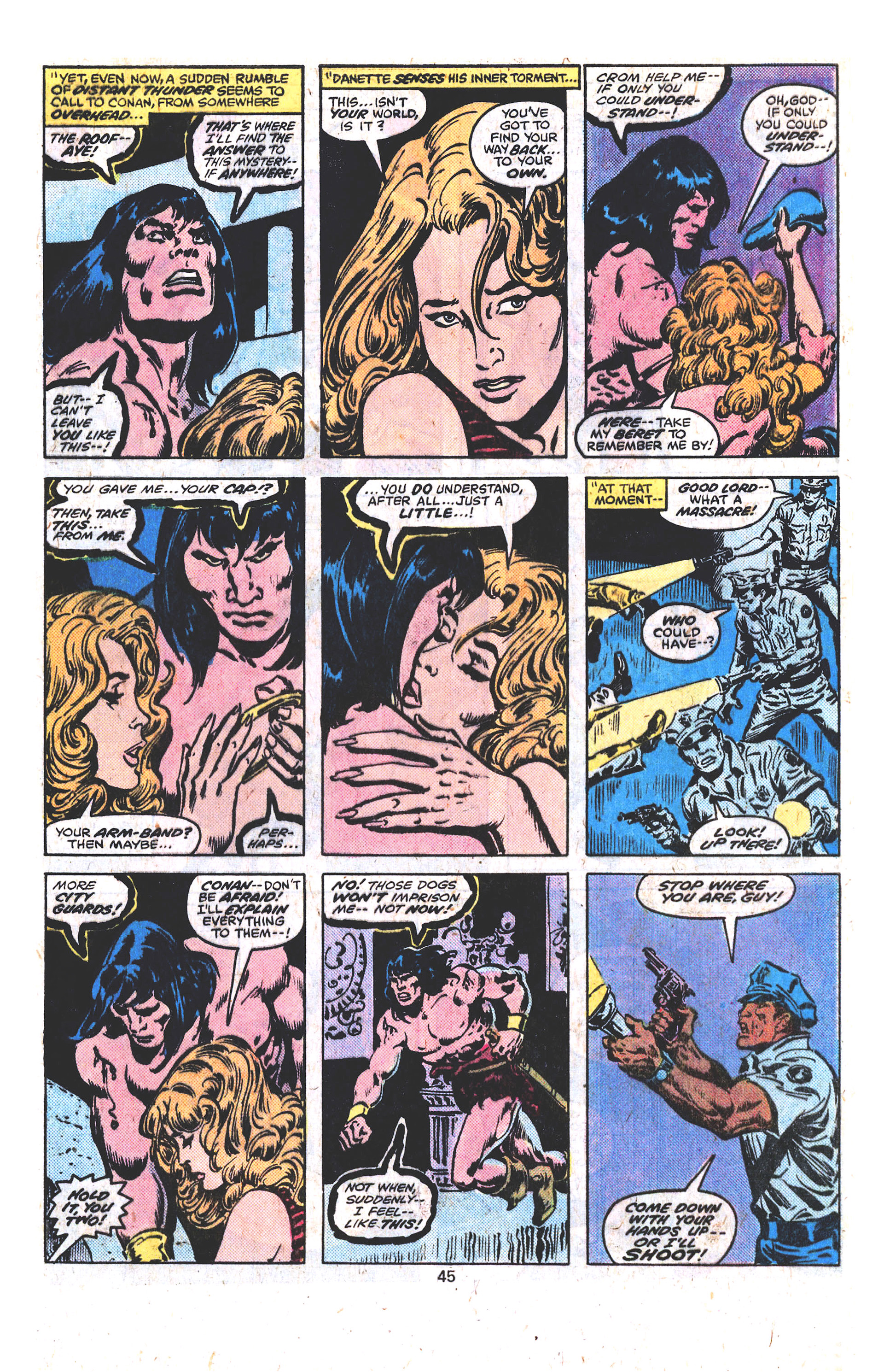 Read online What If? (1977) comic -  Issue #13 - Conan The Barbarian walked the Earth Today - 34