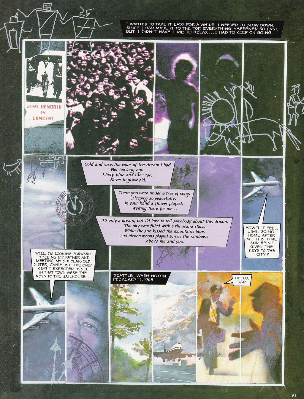 Voodoo Child - The Illustrated Legend of Jimi Hendrix issue TPB - Page 84