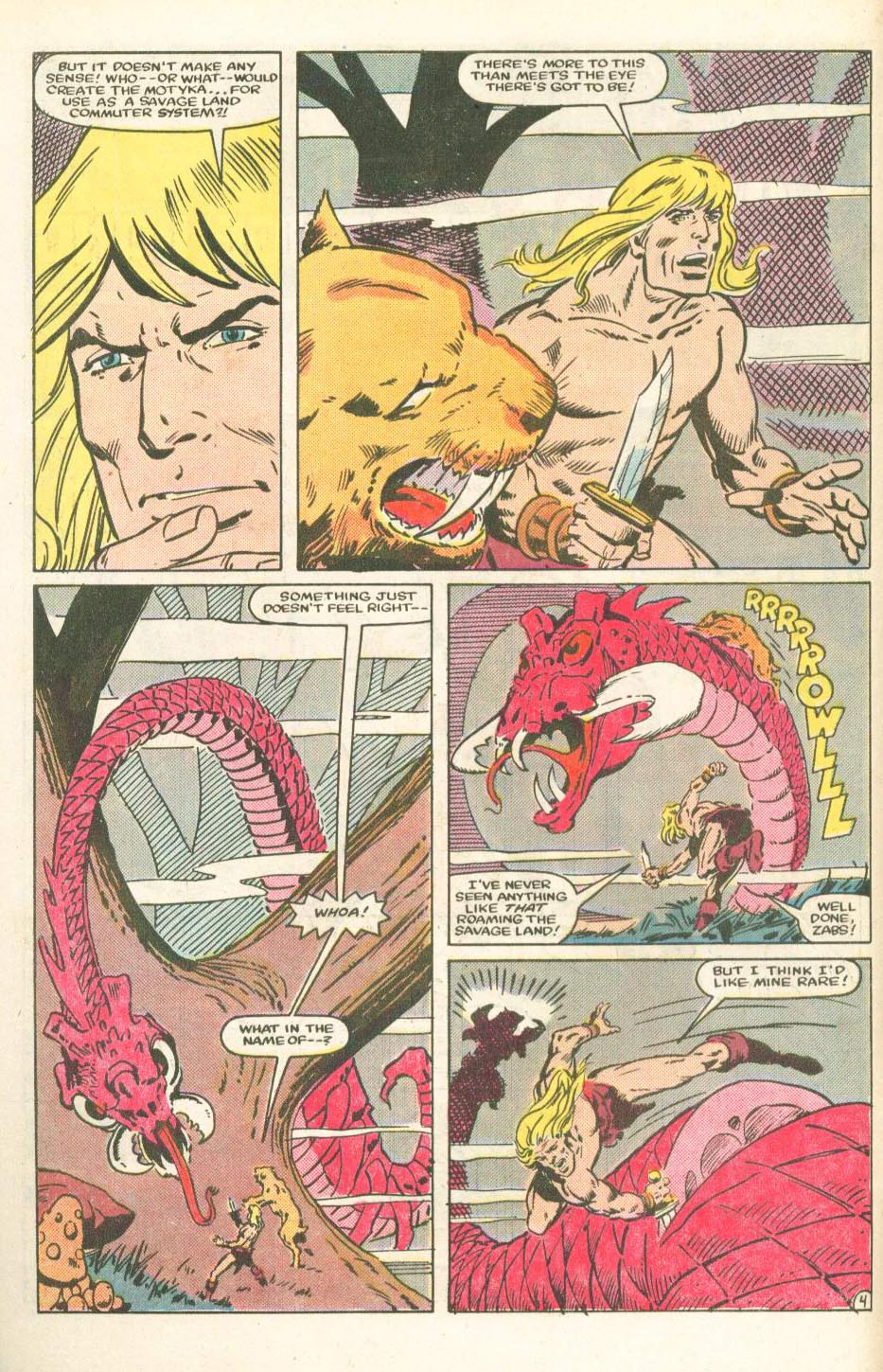 Read online Ka-Zar the Savage comic -  Issue #34 - 5