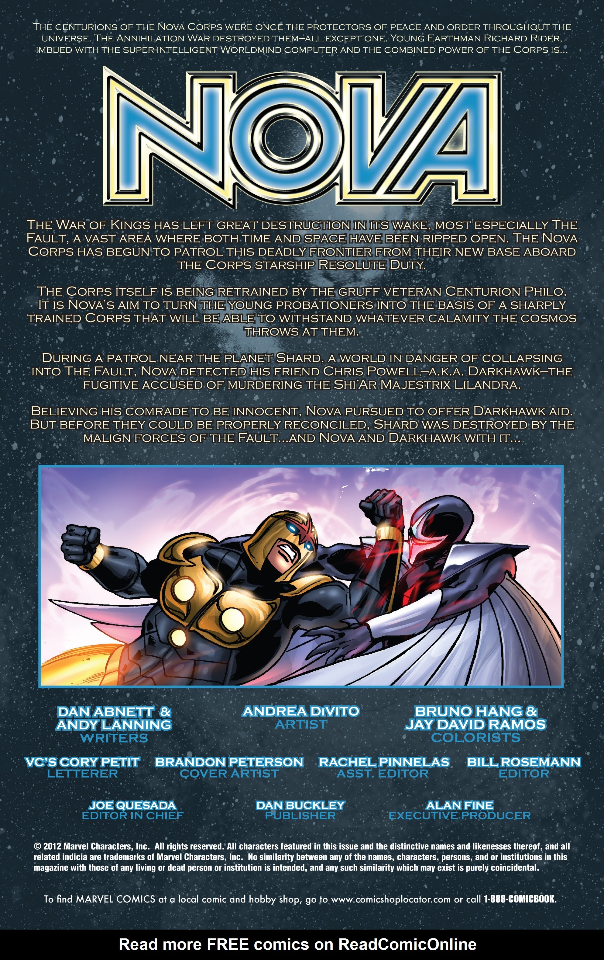 Read online Nova (2007) comic -  Issue #32 - 2