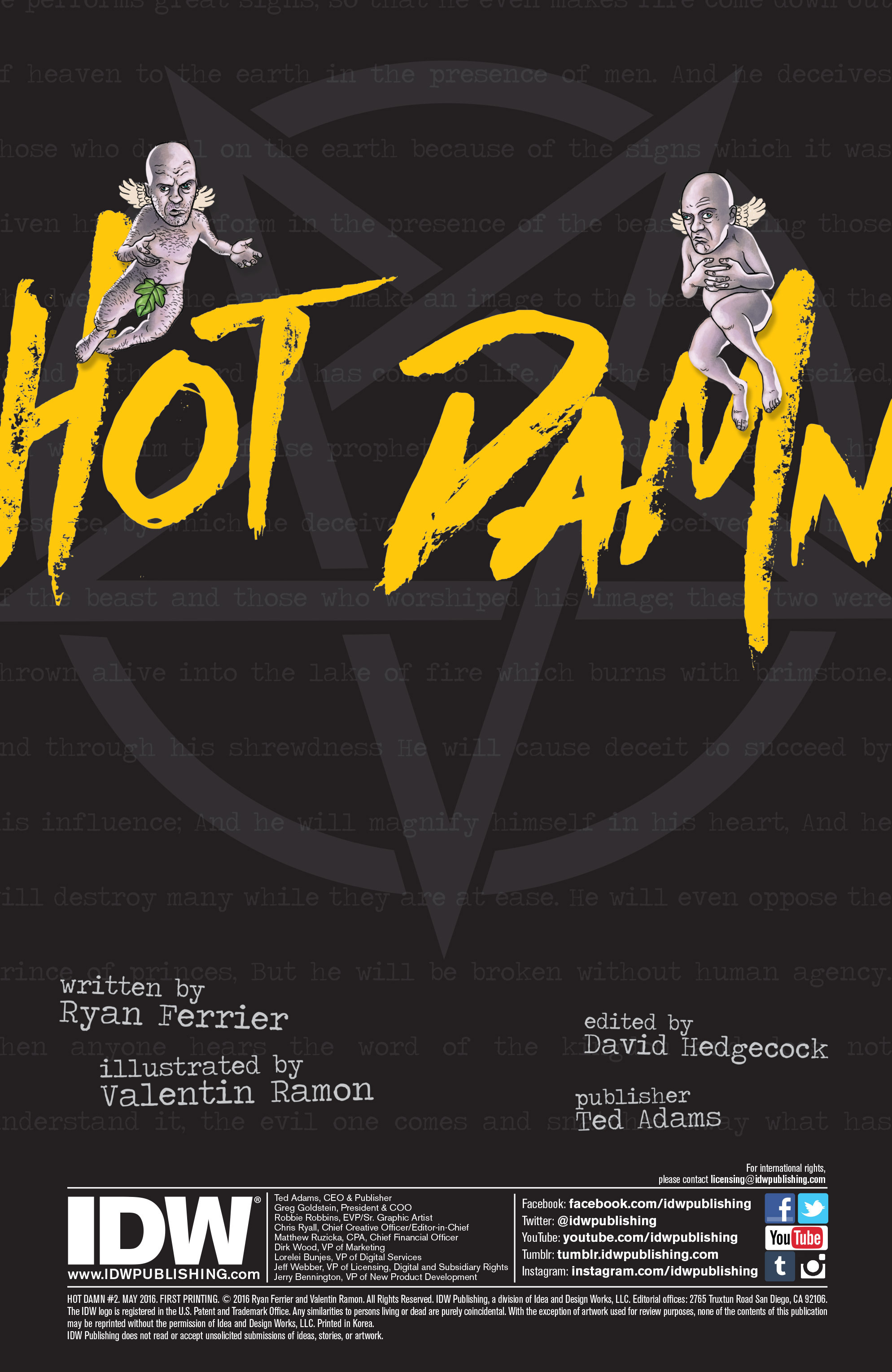 Read online Hot Damn comic -  Issue #2 - 2