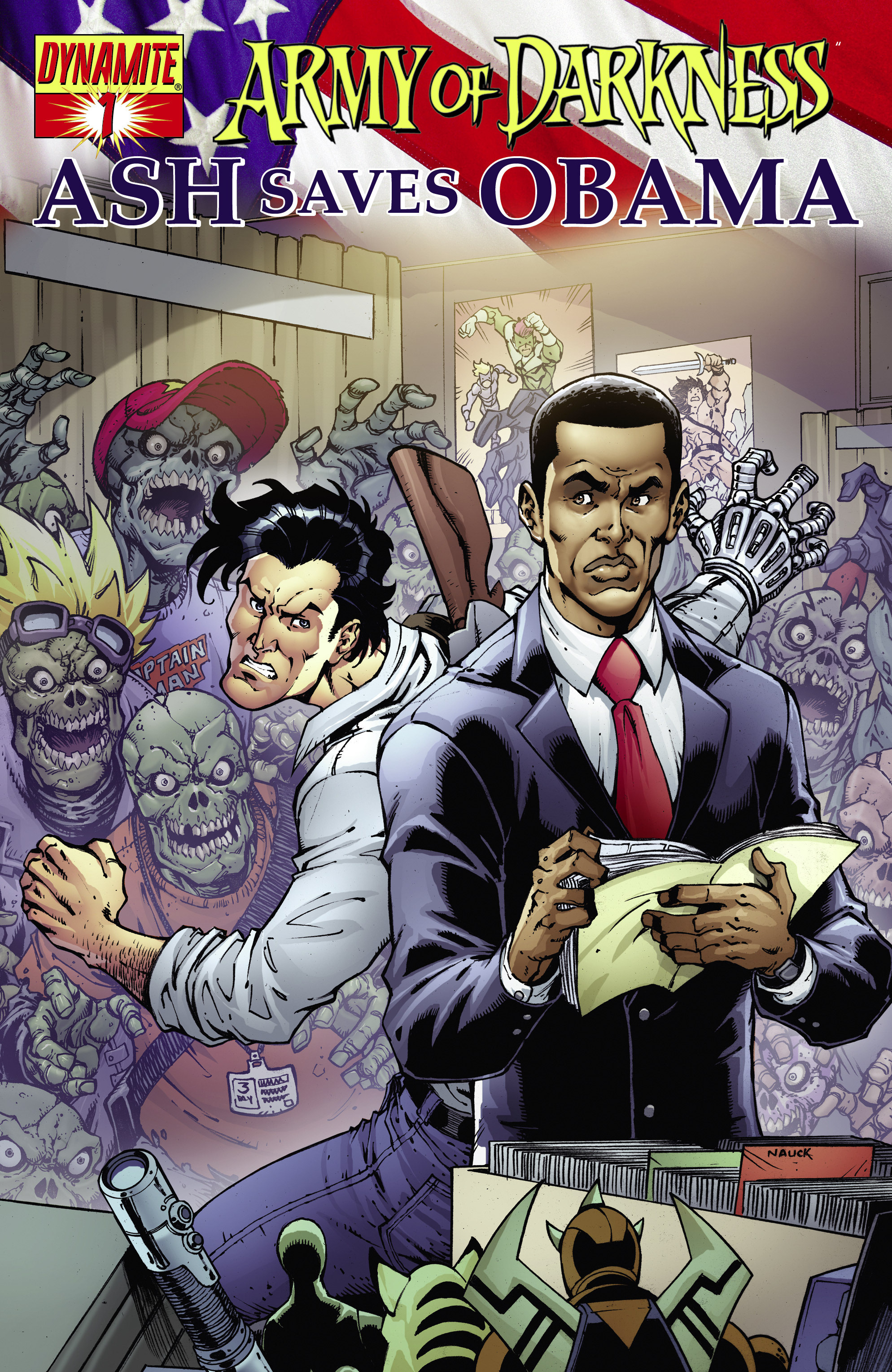 Read online Army of Darkness: Ash Saves Obama comic -  Issue #1 - 1