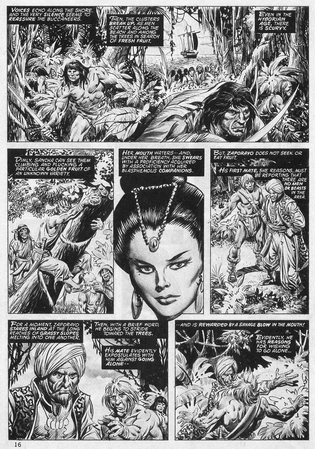 Read online The Savage Sword Of Conan comic -  Issue #22 - 16