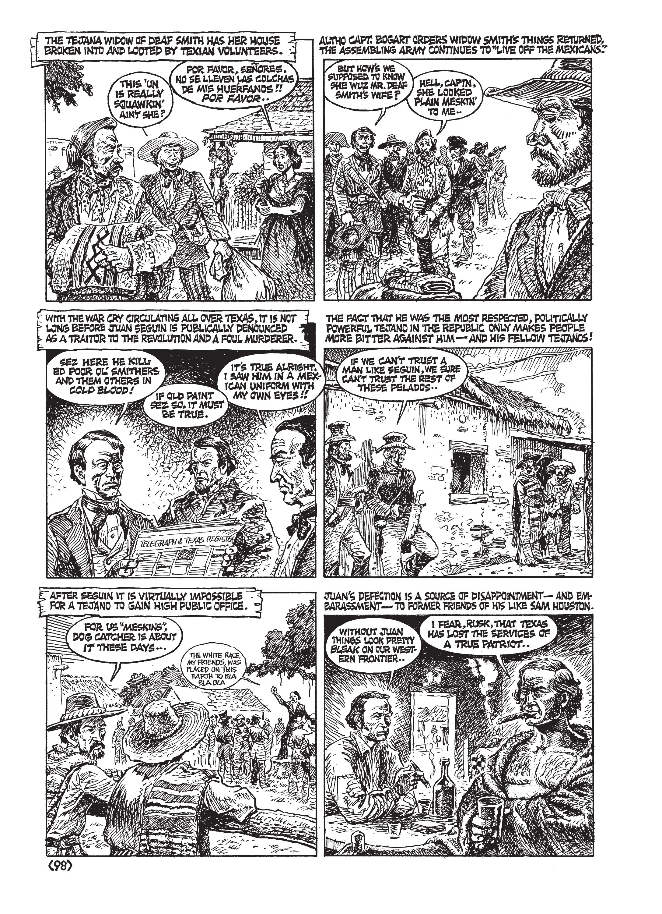 Read online Jack Jackson's American History: Los Tejanos and Lost Cause comic -  Issue # TPB (Part 2) - 2