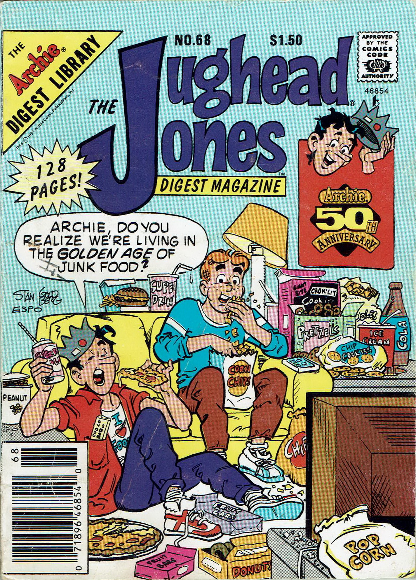 Read online Jughead Jones Comics Digest comic -  Issue #68 - 1