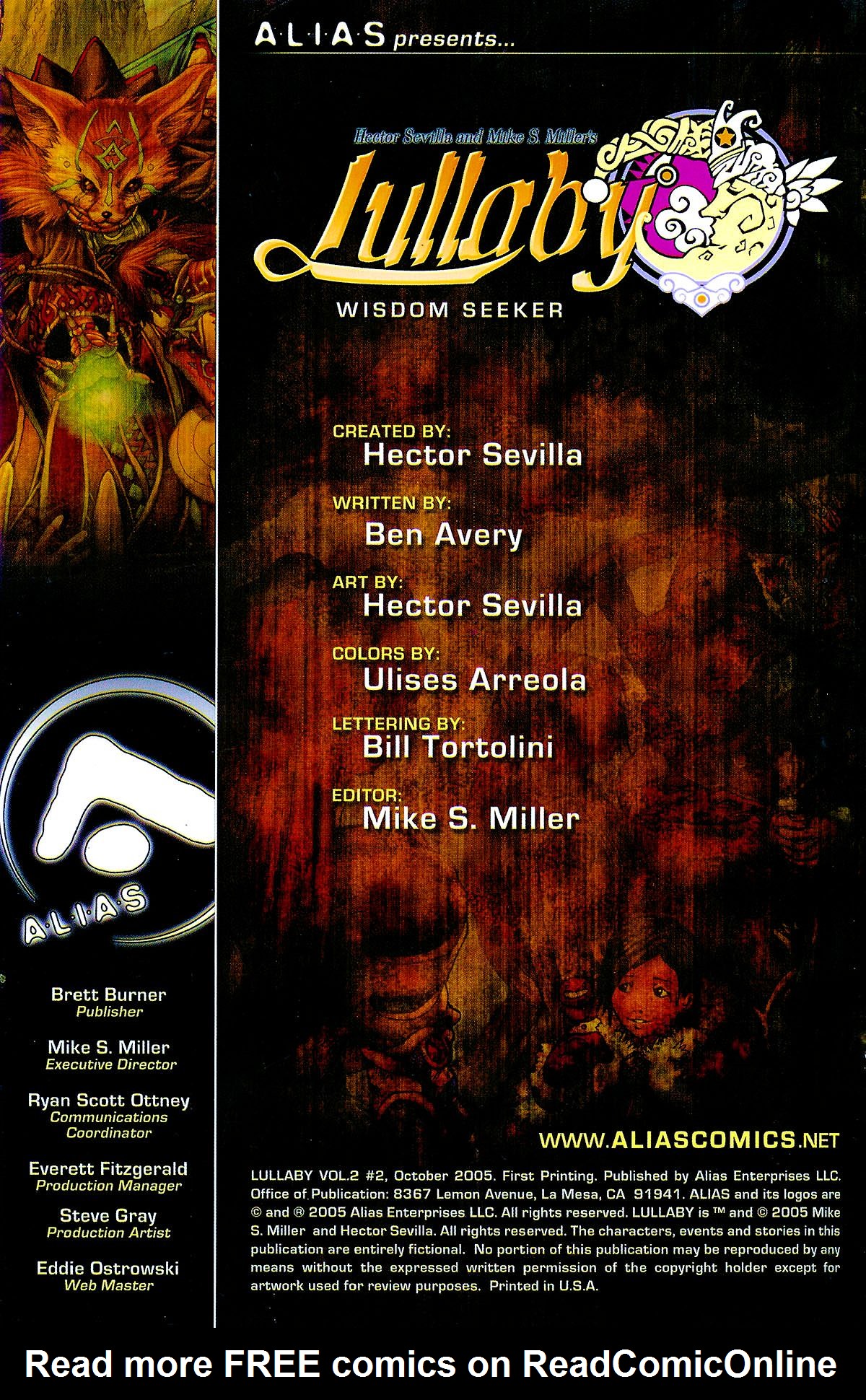 Read online Lullaby comic -  Issue #2 - 2