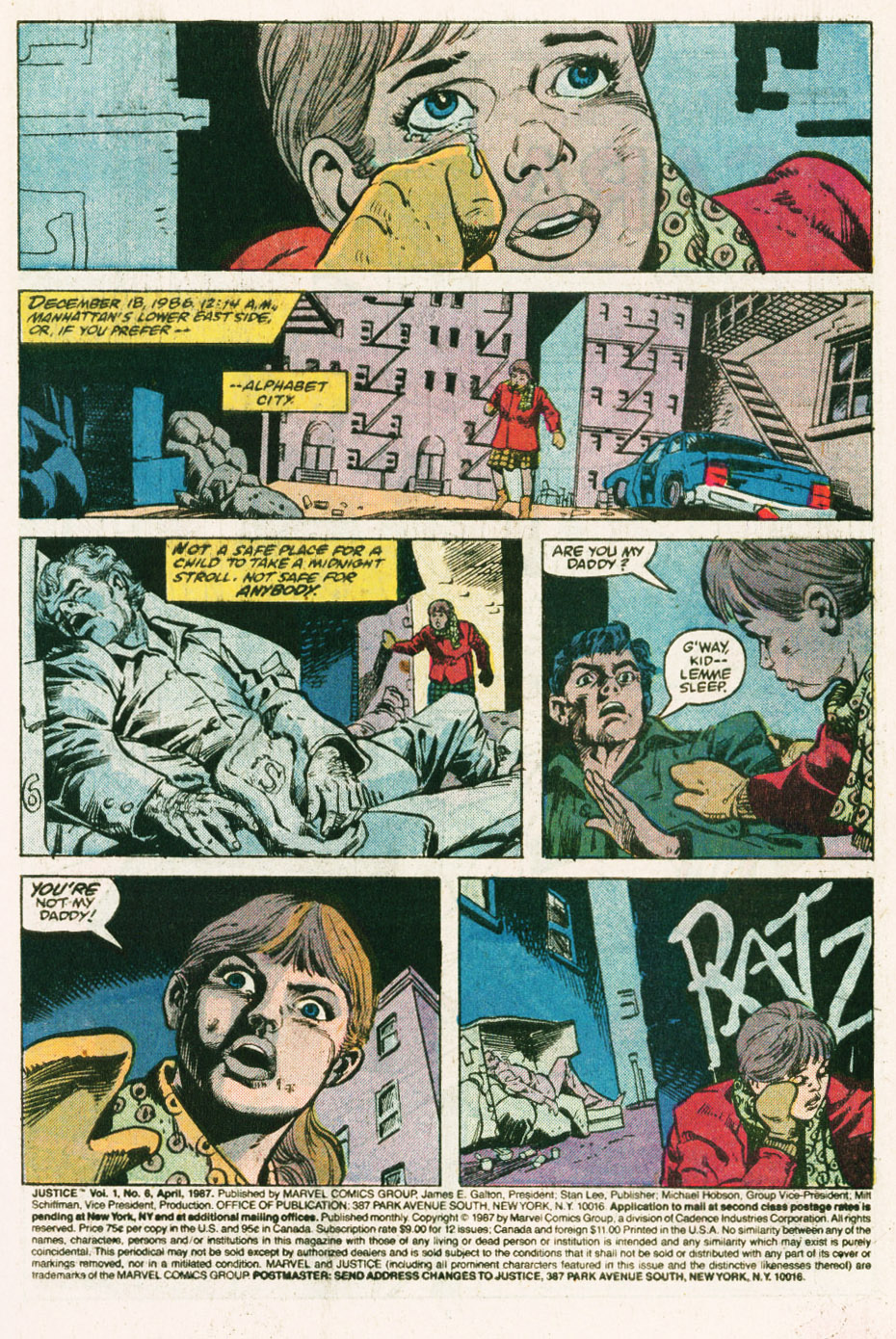 Read online Justice (1986) comic -  Issue #6 - 2