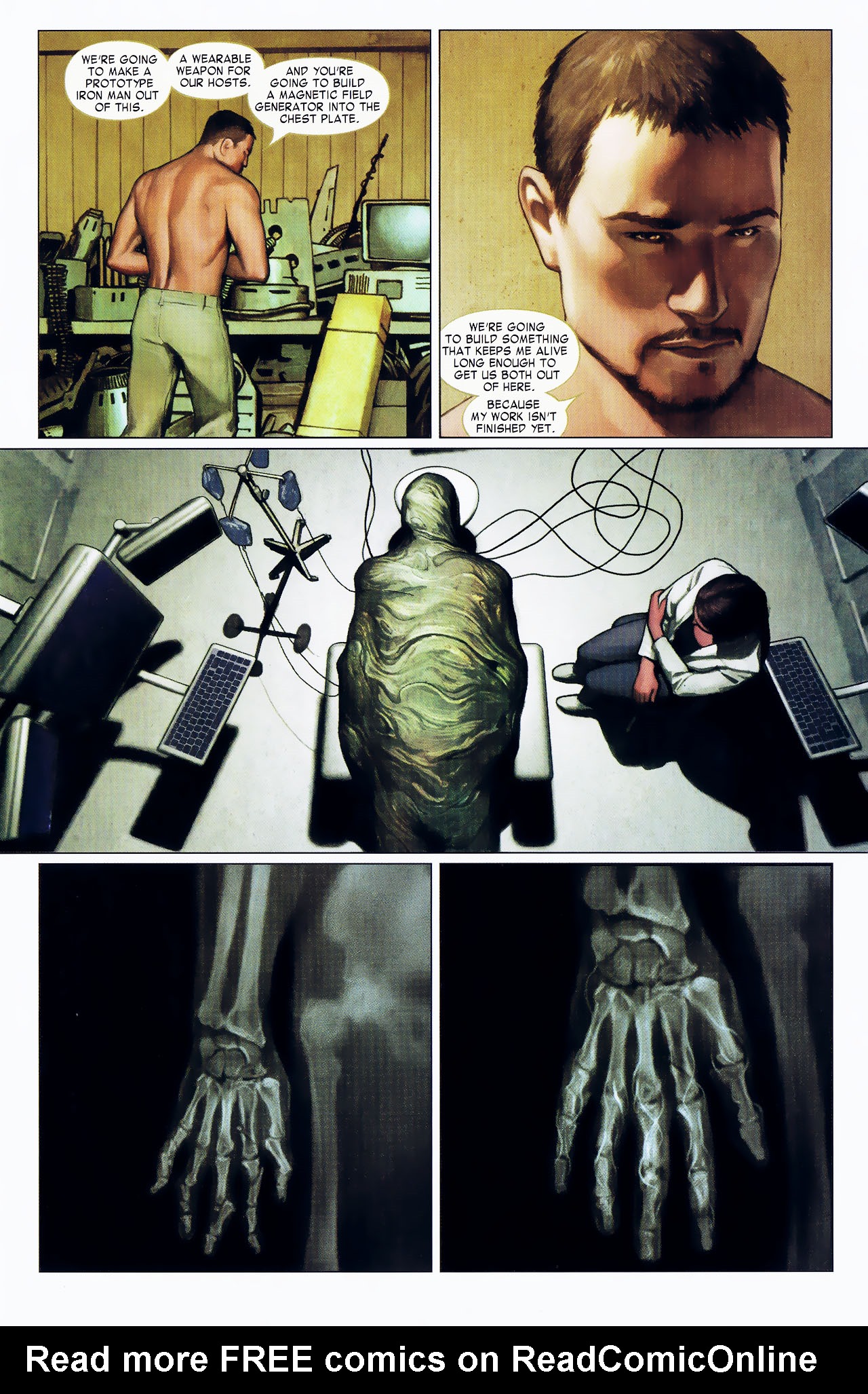 Read online Iron Man: Extremis Director's Cut comic -  Issue #5 - 7