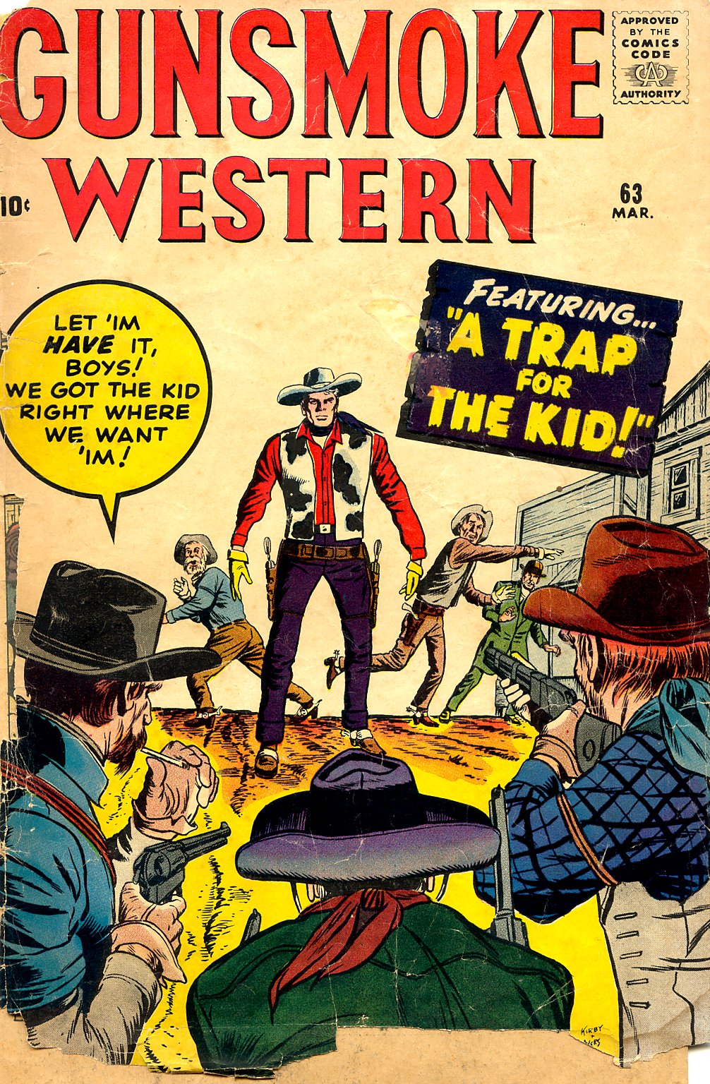 Read online Gunsmoke Western comic -  Issue #63 - 1