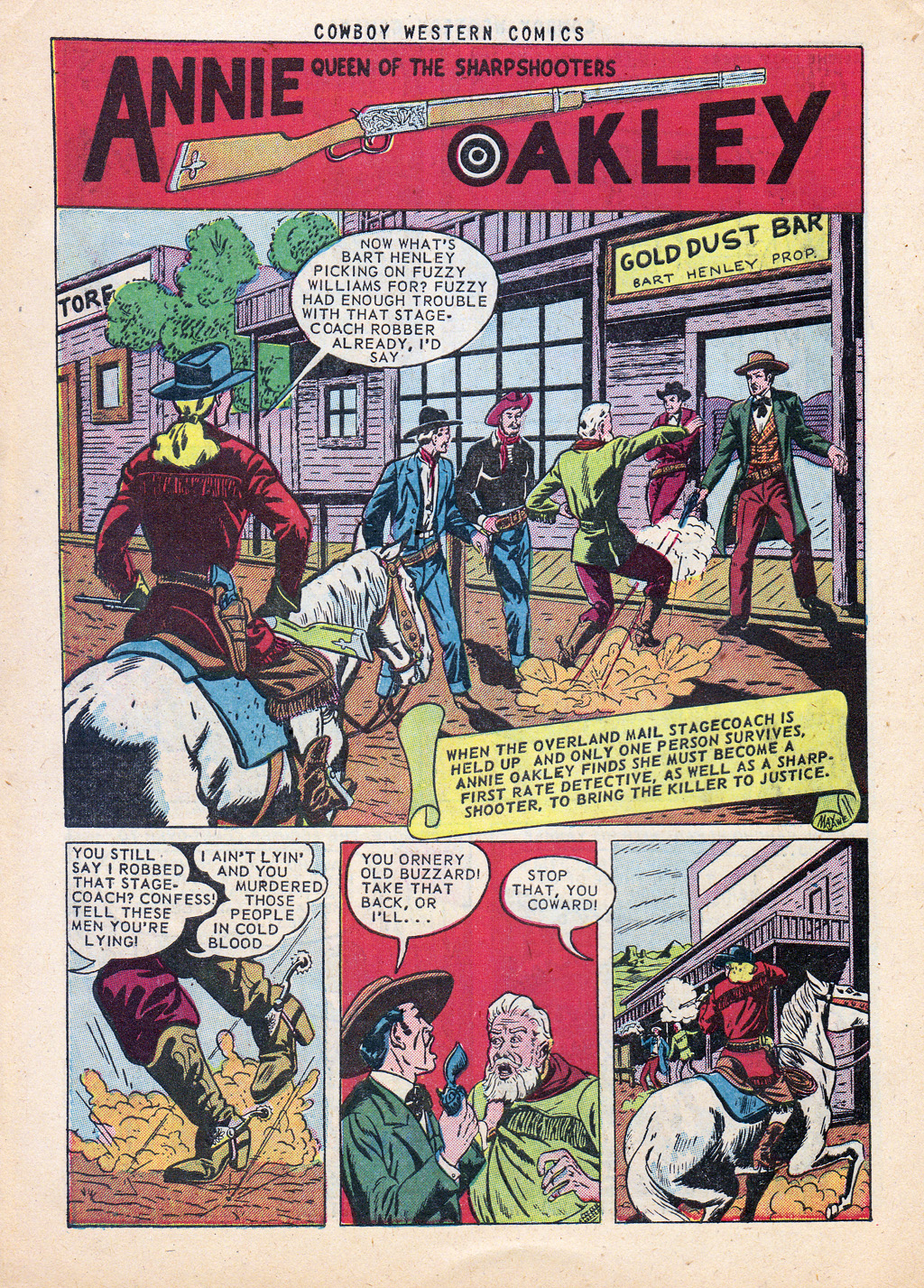 Read online Cowboy Western Comics (1948) comic -  Issue #38 - 10