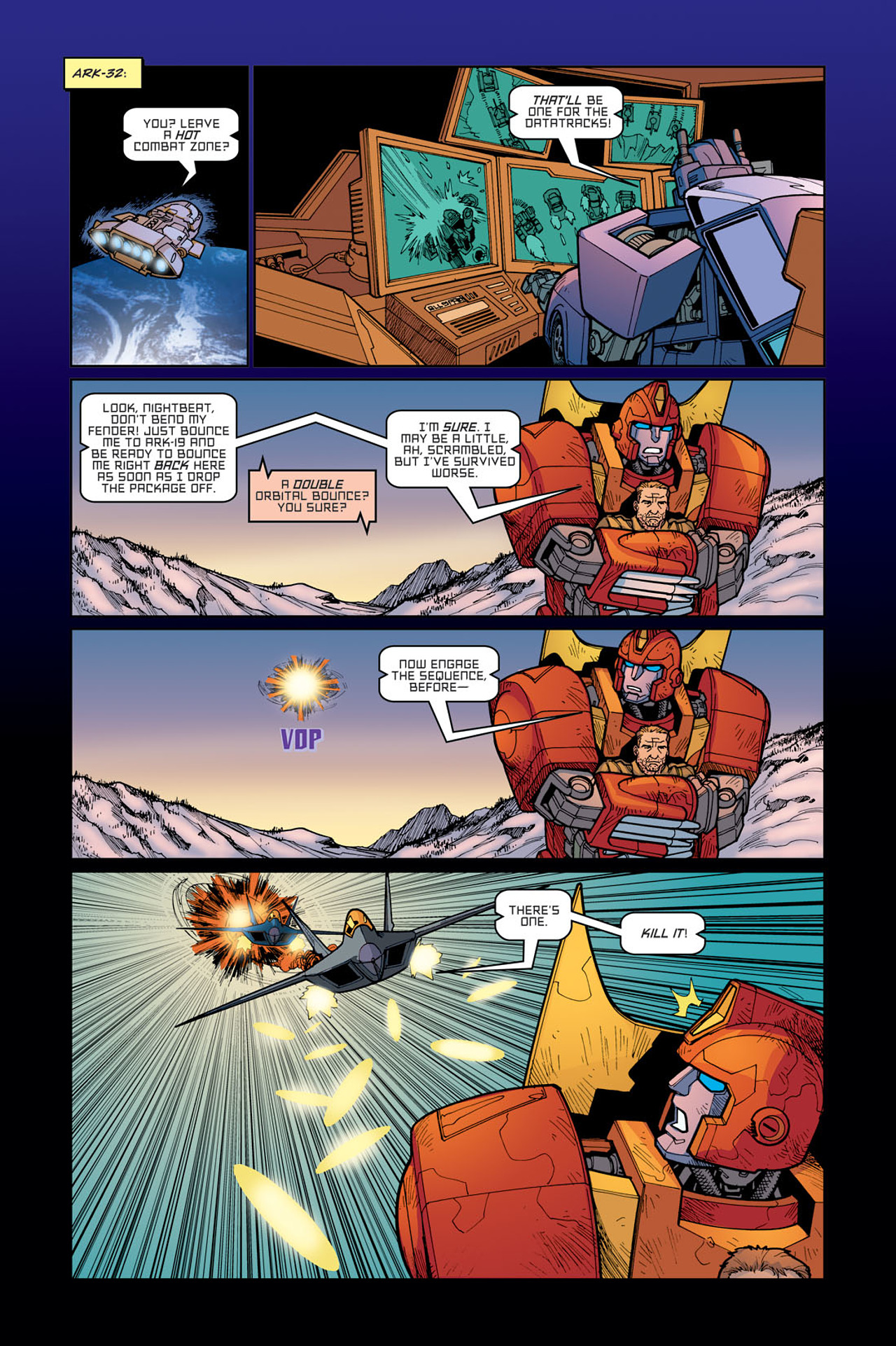 Read online The Transformers: Escalation comic -  Issue #6 - 16