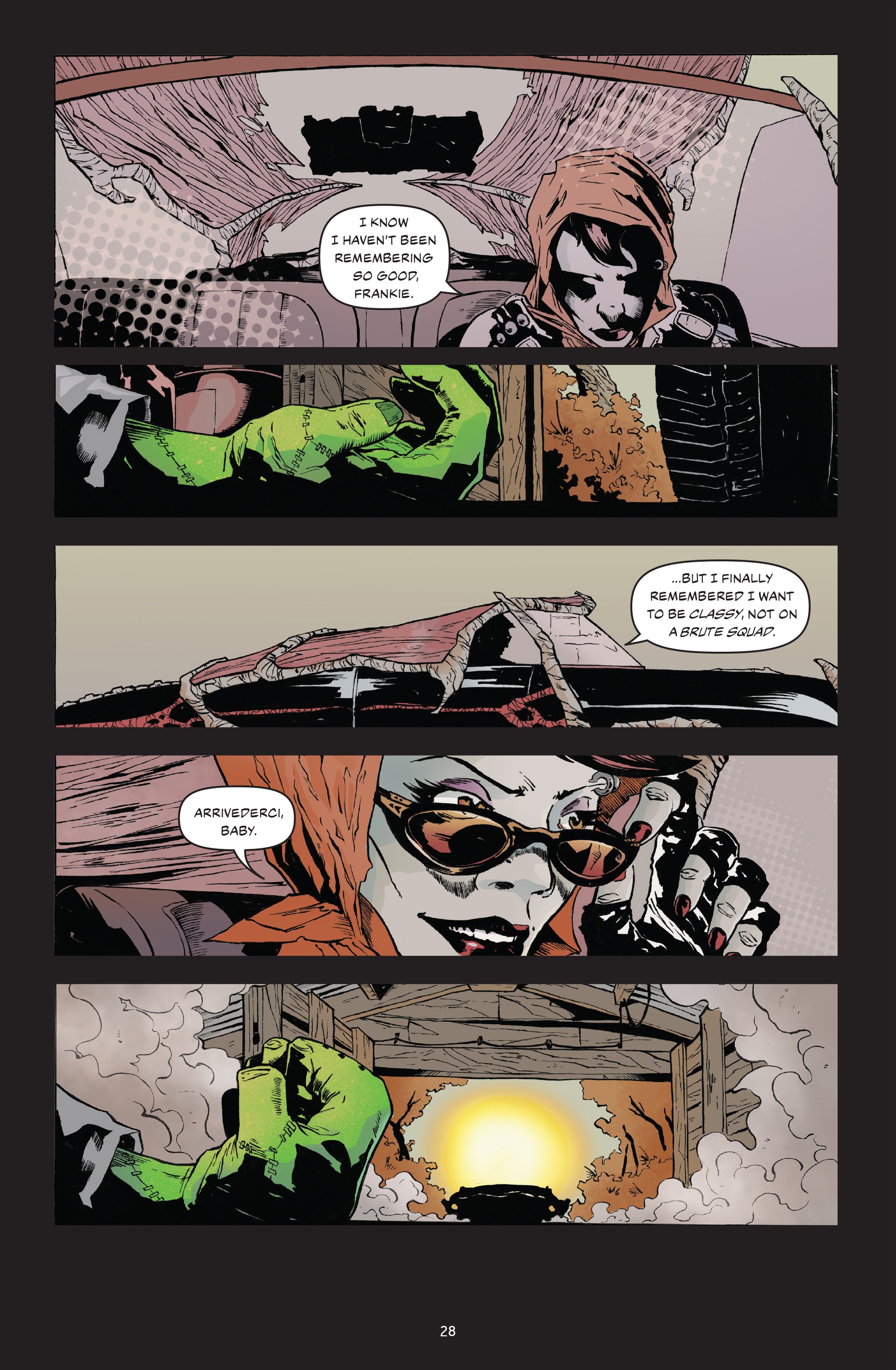Read online Unmasked: Caddy Full of Blood comic -  Issue # Full - 30