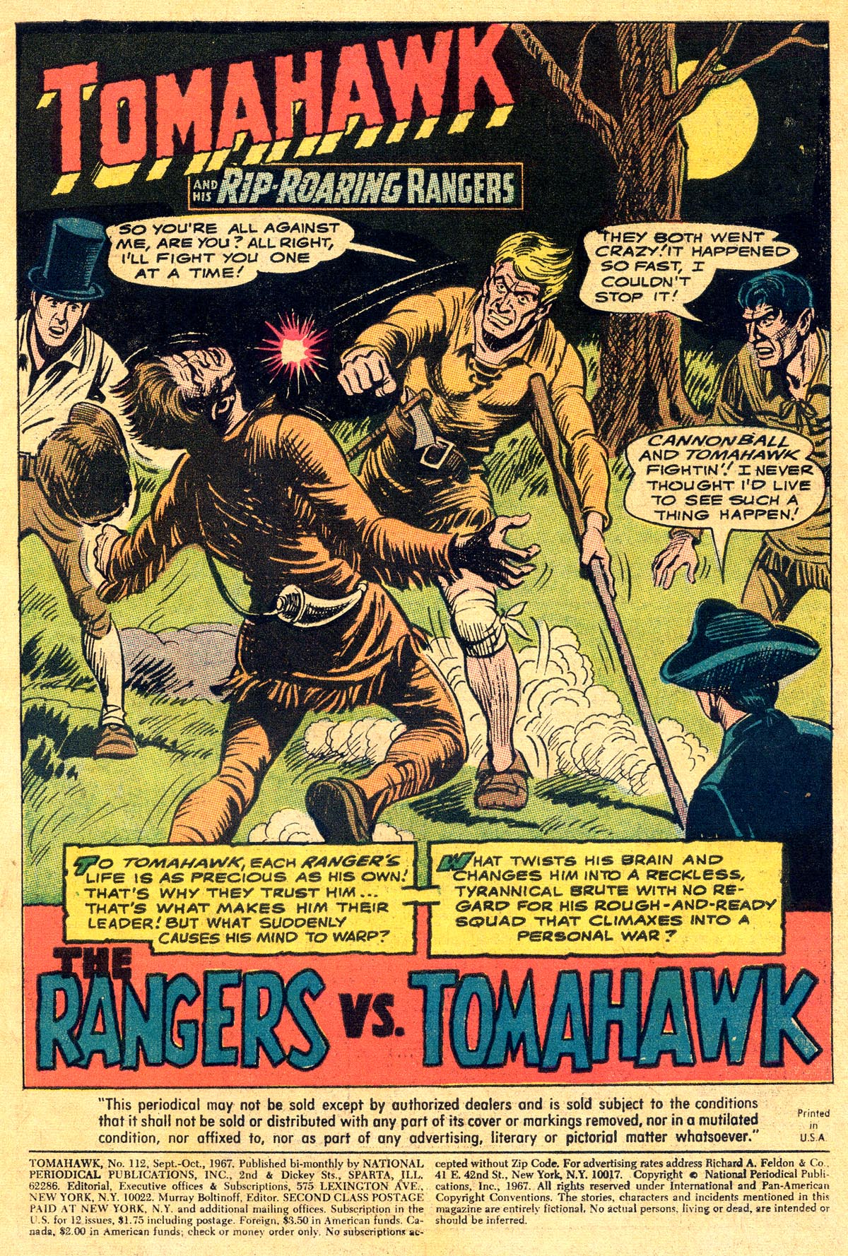 Read online Tomahawk comic -  Issue #112 - 3