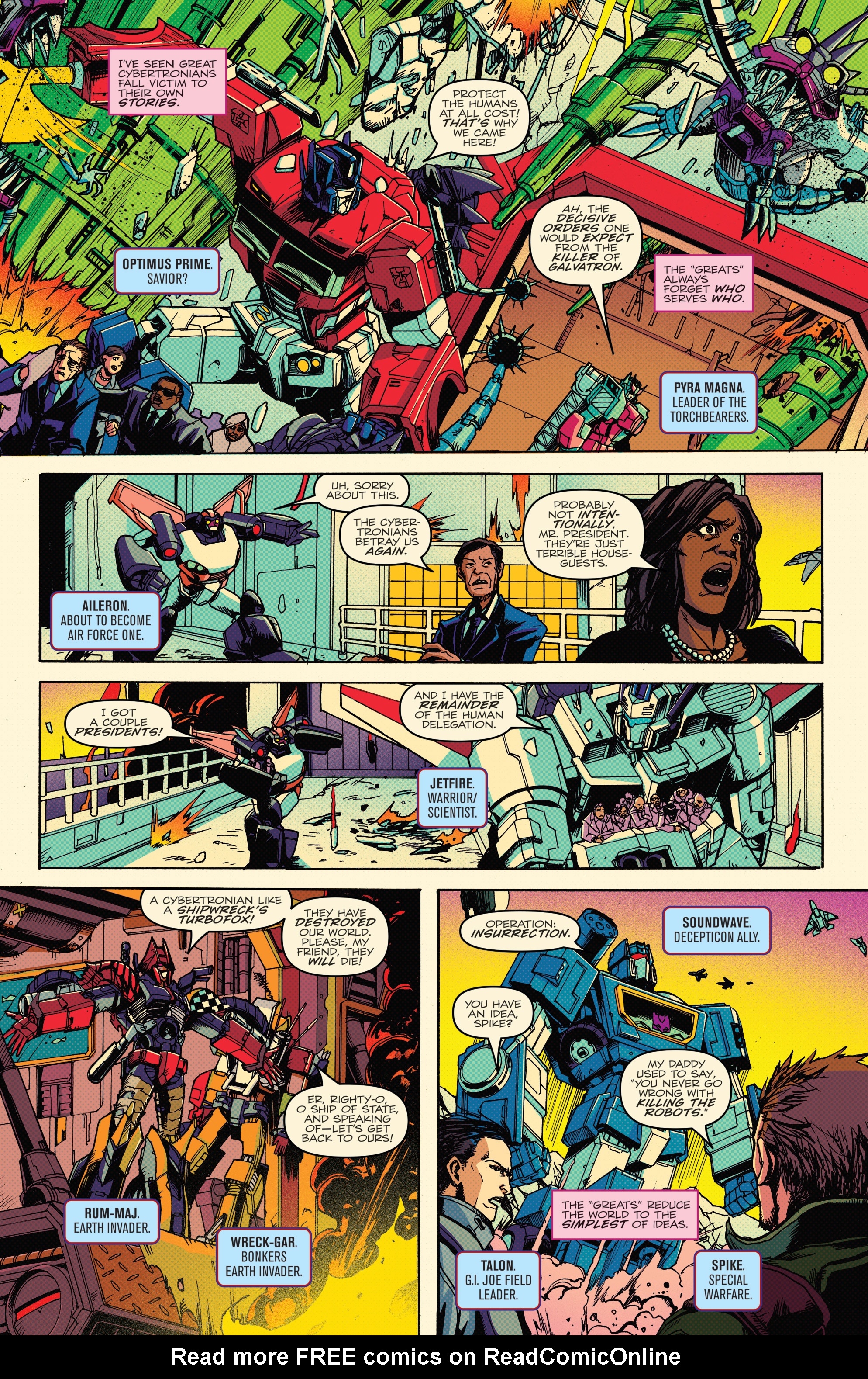 Read online Optimus Prime comic -  Issue #5 - 8