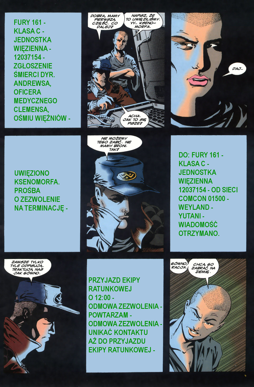 Read online Alien 3 comic -  Issue #3 - 3