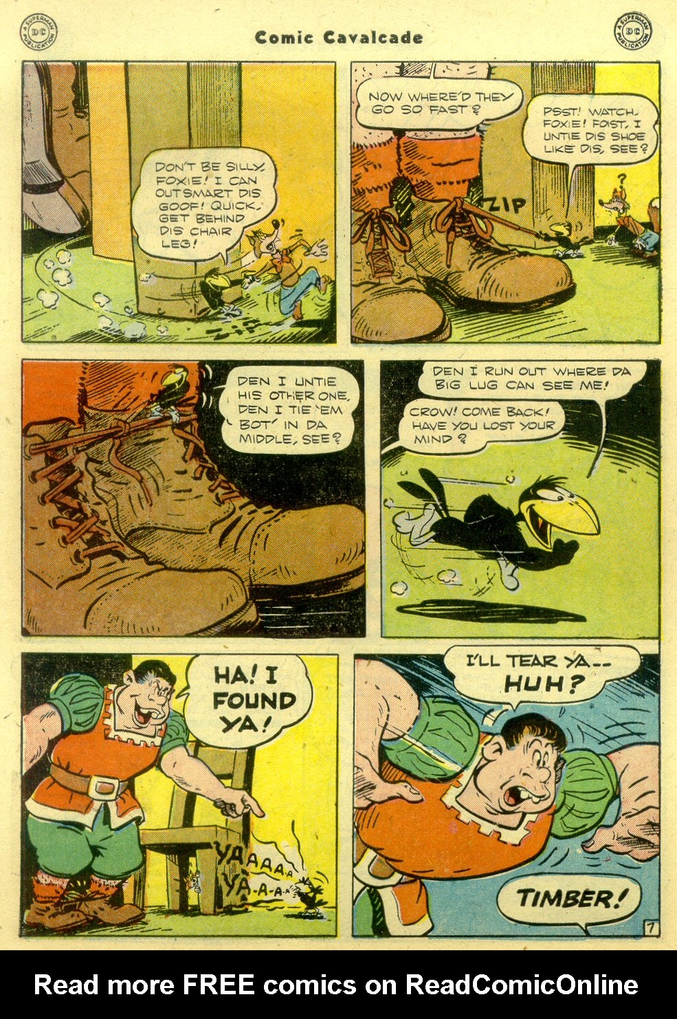 Read online Comic Cavalcade comic -  Issue #34 - 9