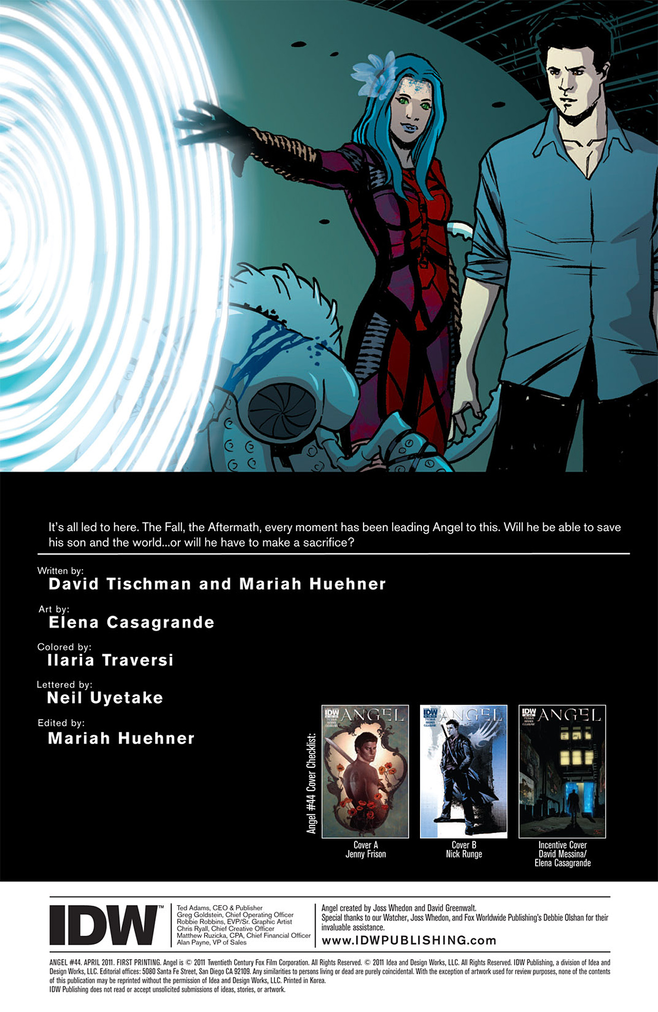 Read online Angel comic -  Issue #44 - 2