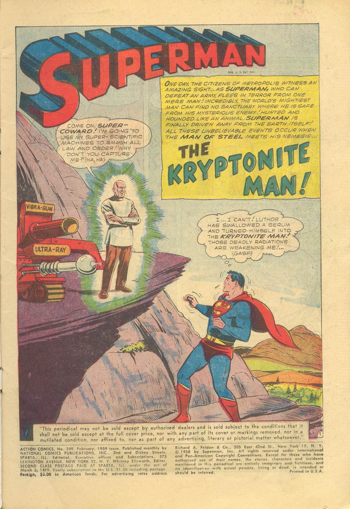 Read online Action Comics (1938) comic -  Issue #249 - 3