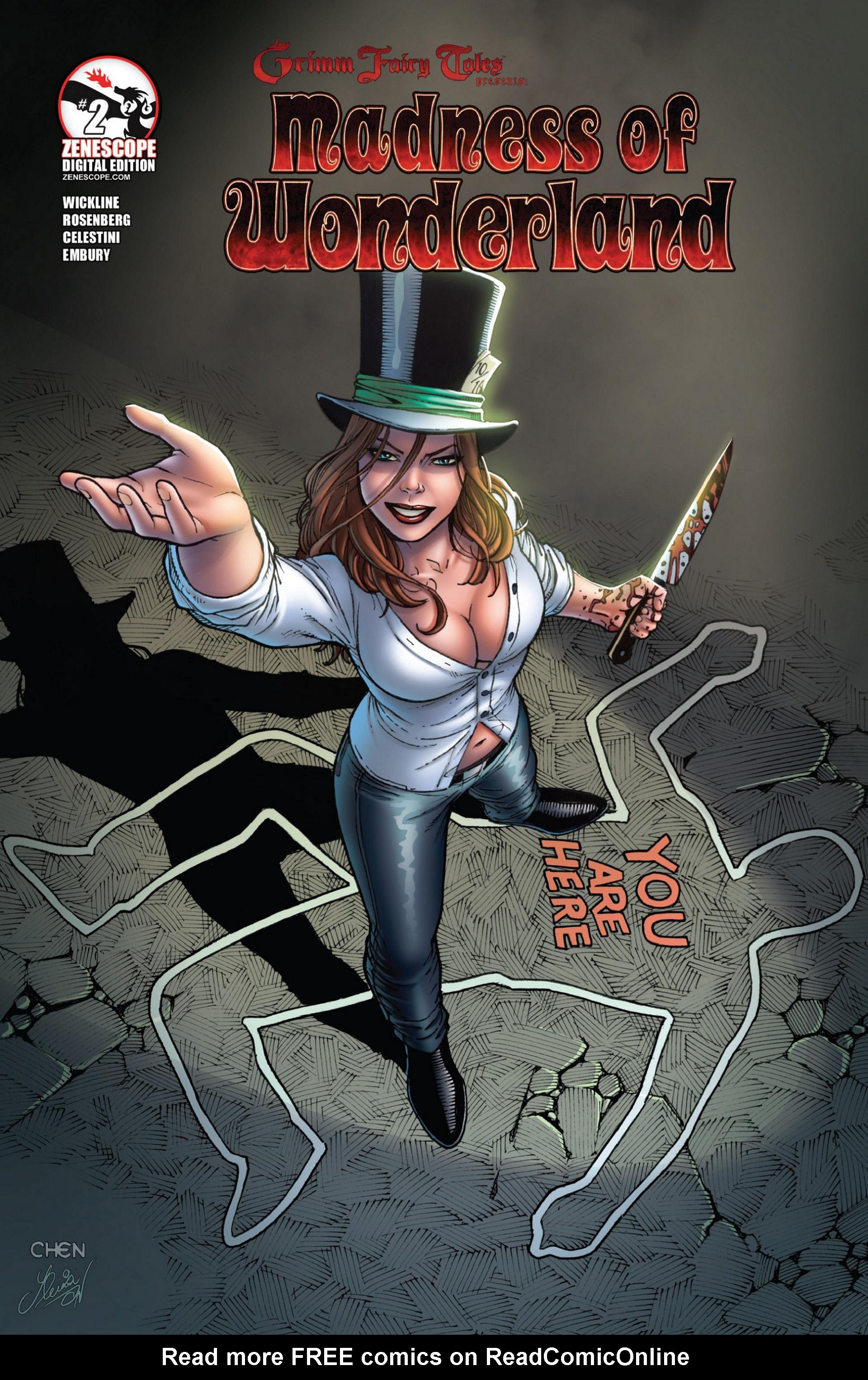 Read online Grimm Fairy Tales presents Madness of Wonderland comic -  Issue #2 - 1