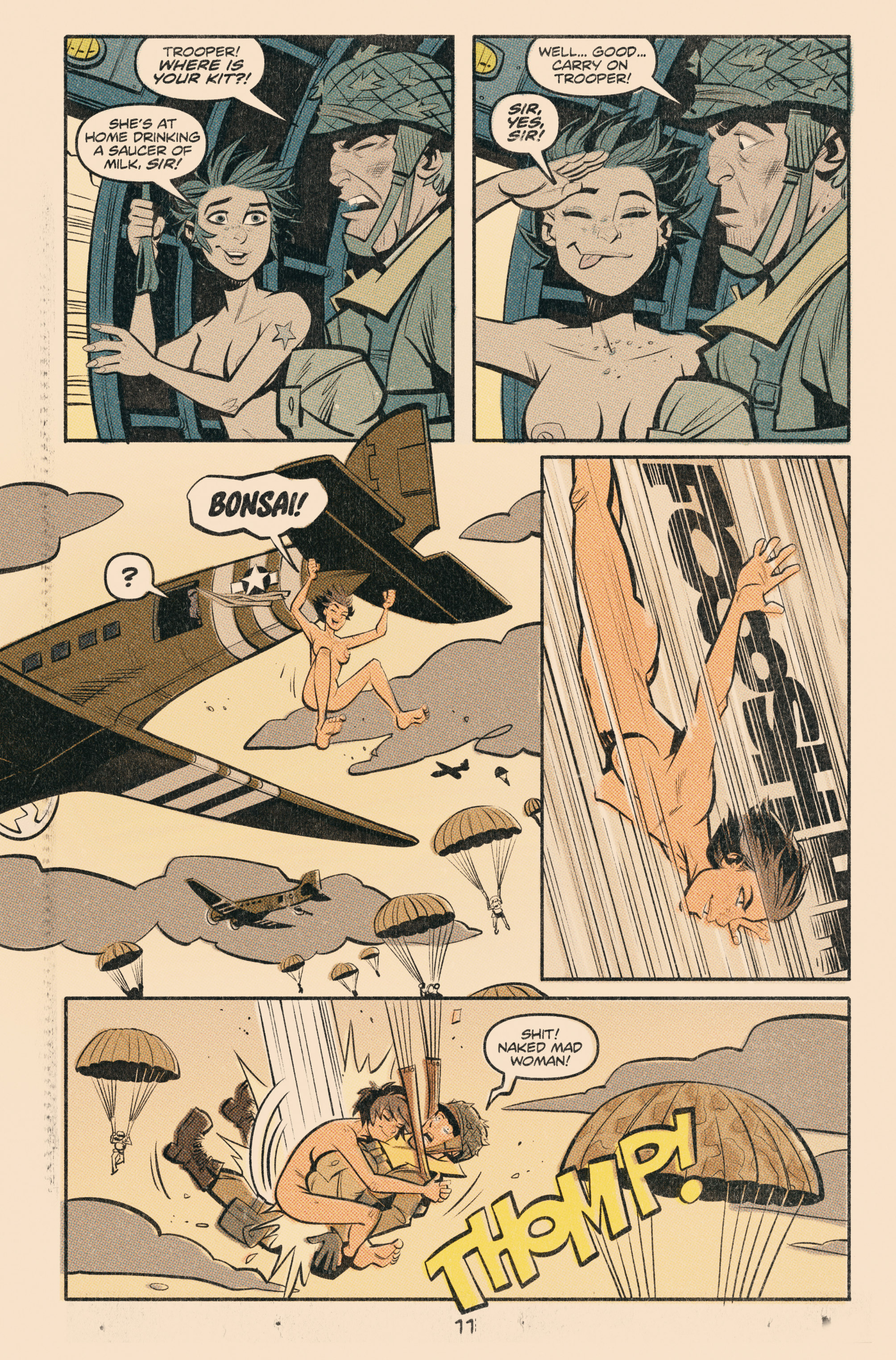 Read online Tank Girl: World War Tank Girl comic -  Issue #1 - 12