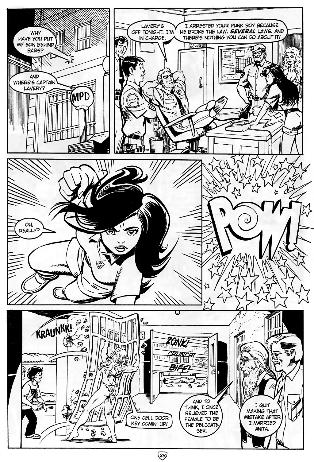 Read online Cavewoman meets Explorers comic -  Issue # Full - 25