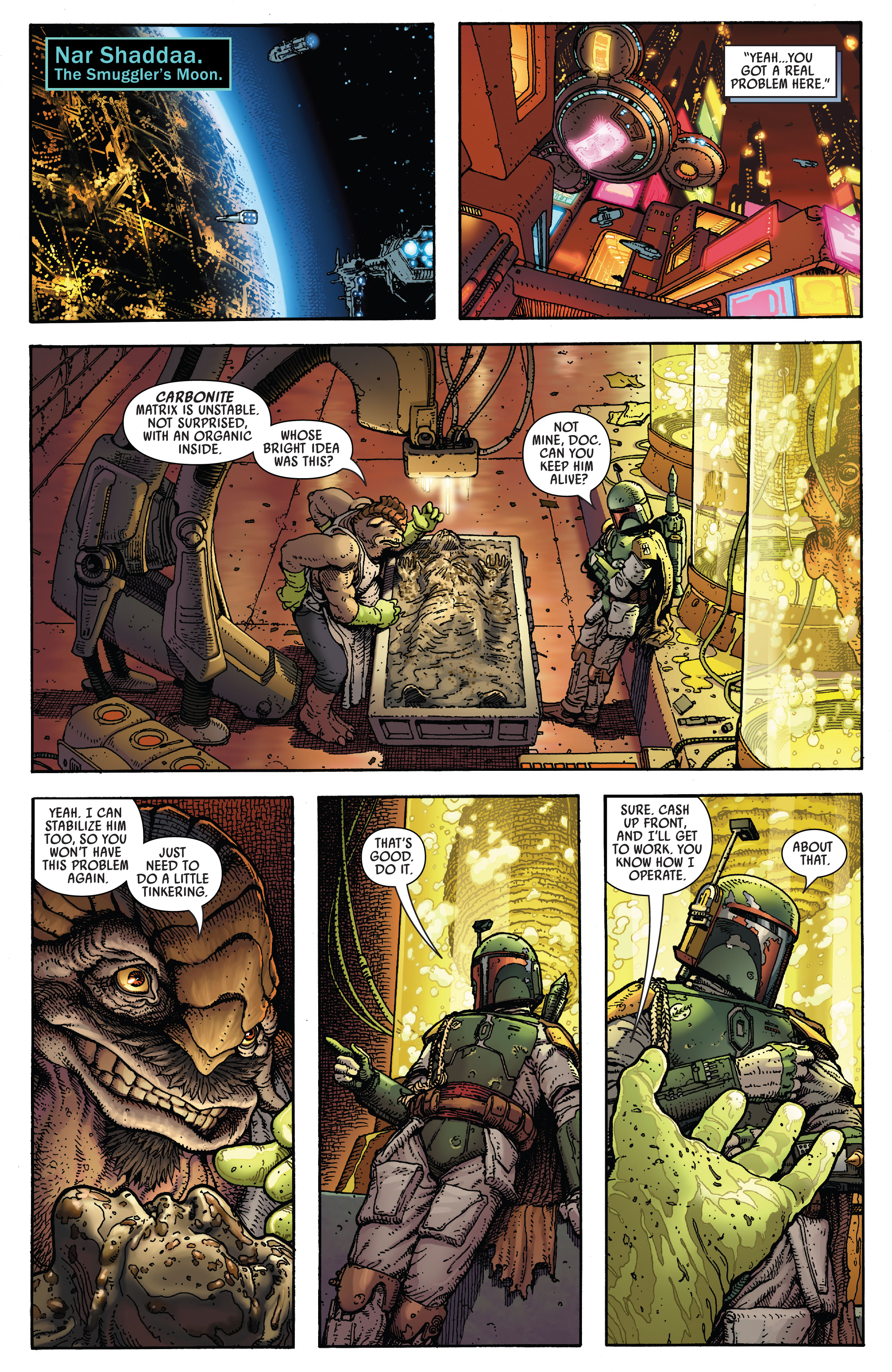 Read online Star Wars: War Of The Bounty Hunters Alpha comic -  Issue # Full - 7