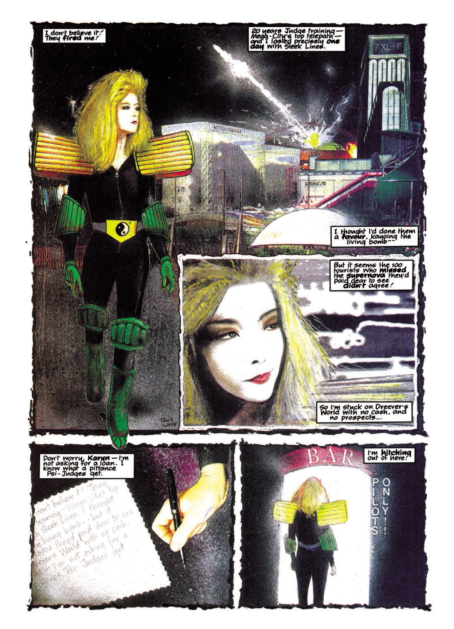 Read online Judge Anderson: The Psi Files comic -  Issue # TPB 2 - 189