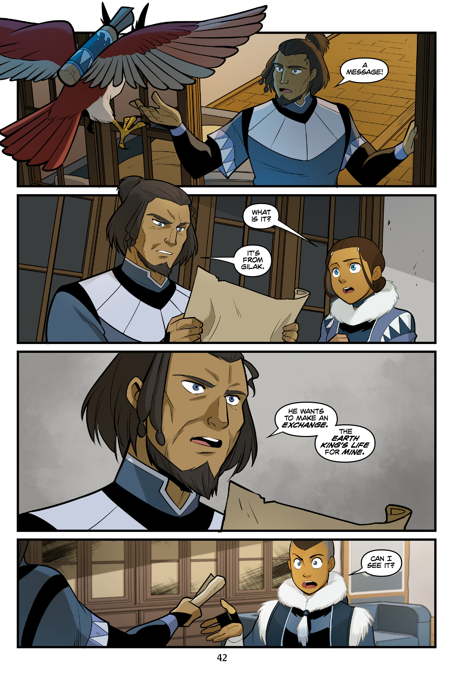Read online Nickelodeon Avatar: The Last Airbender - North and South comic -  Issue #3 - 42