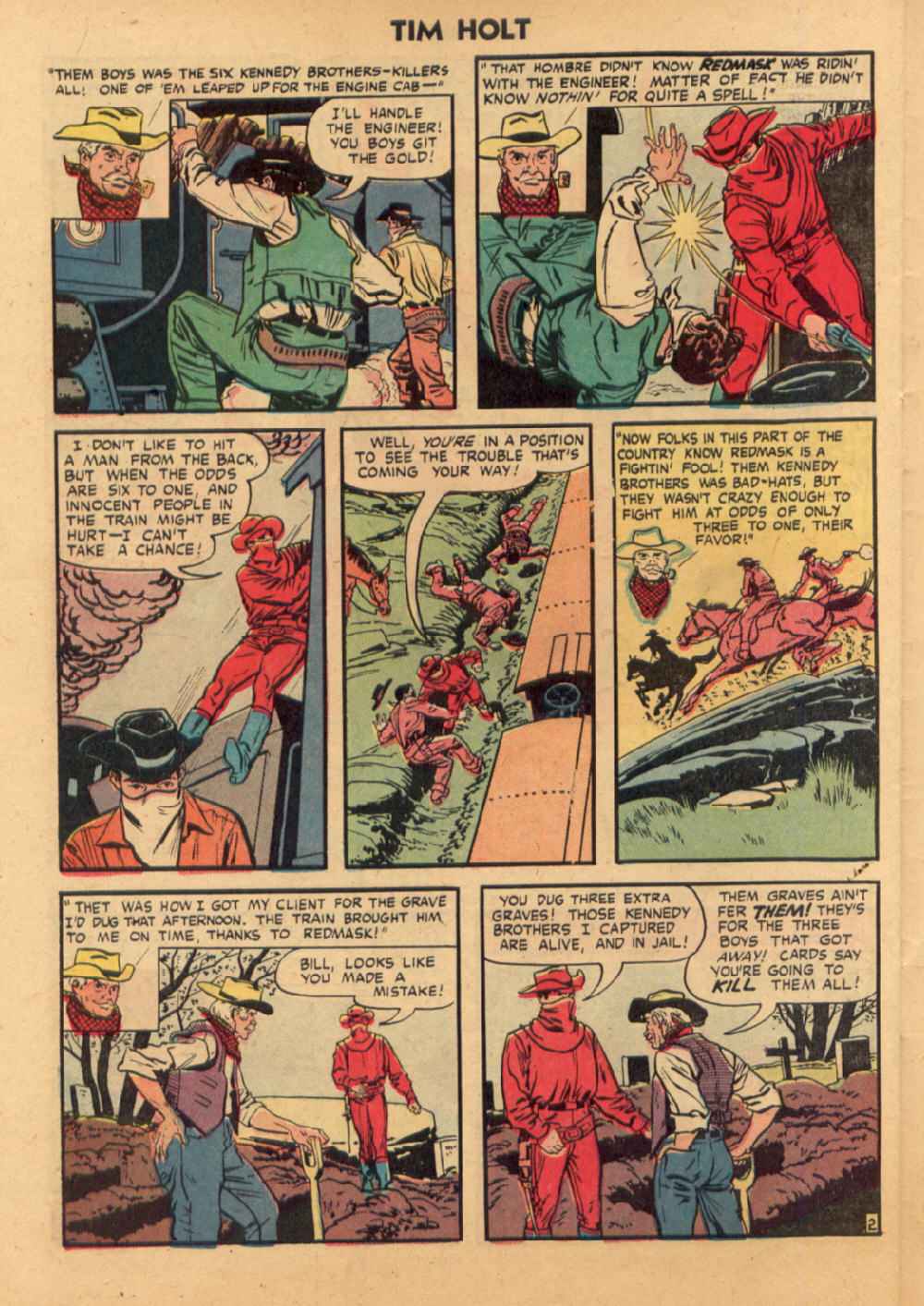 Read online Tim Holt comic -  Issue #32 - 28