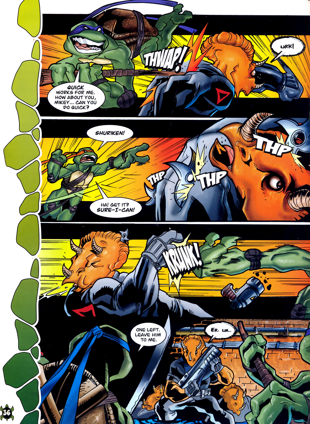 Read online Teenage Mutant Ninja Turtles Comic comic -  Issue #1 - 30