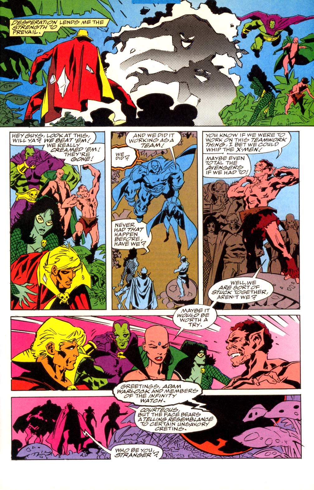 Read online Warlock and the Infinity Watch comic -  Issue #16 - 18