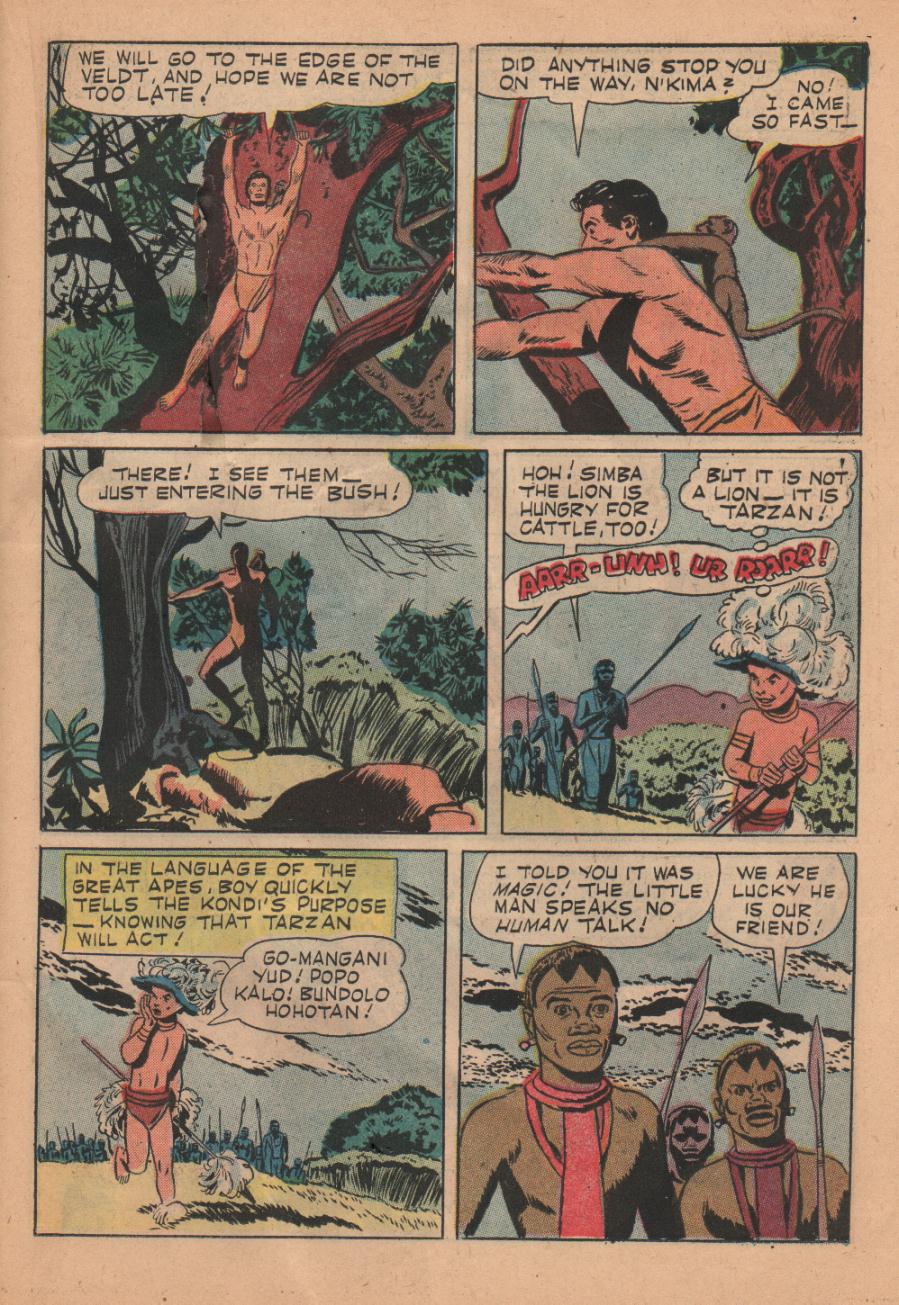 Read online Tarzan (1948) comic -  Issue #92 - 23