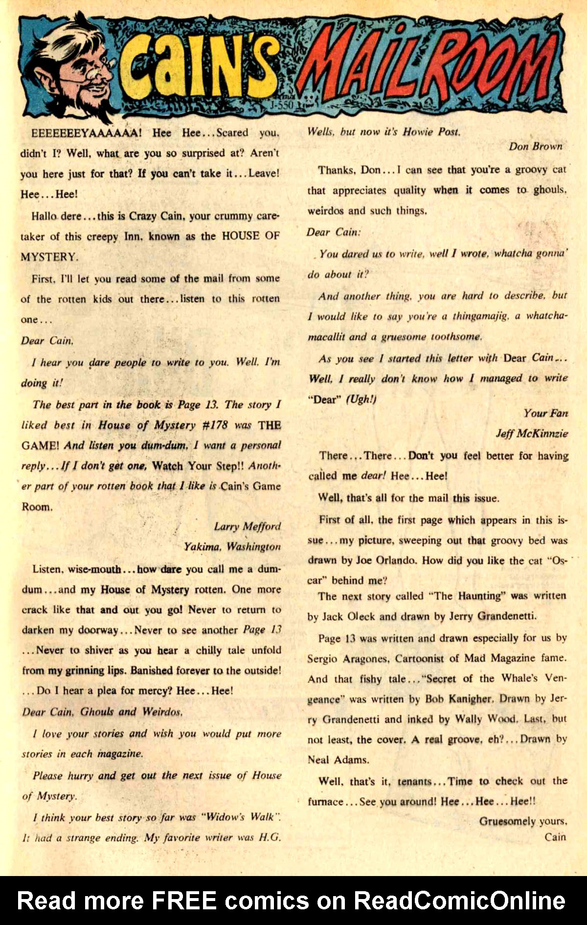 Read online House of Mystery (1951) comic -  Issue #183 - 33