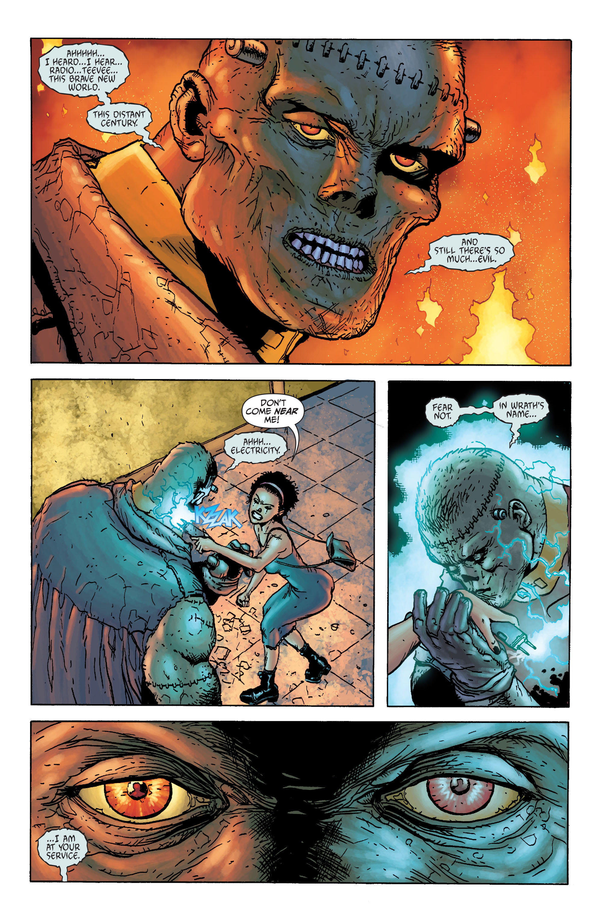Read online Seven Soldiers: Frankenstein comic -  Issue #1 - 18