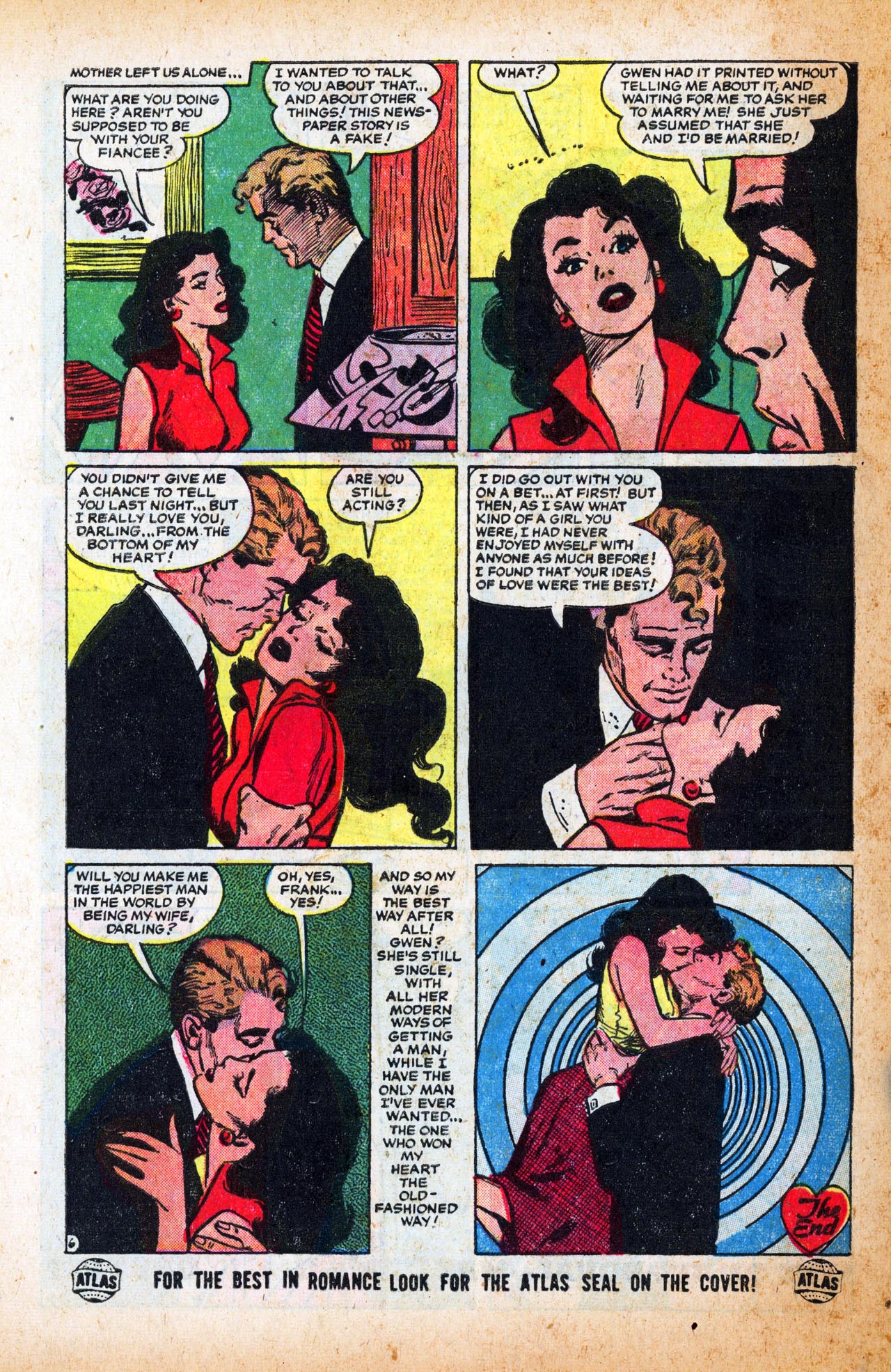 Read online Love Romances comic -  Issue #47 - 32