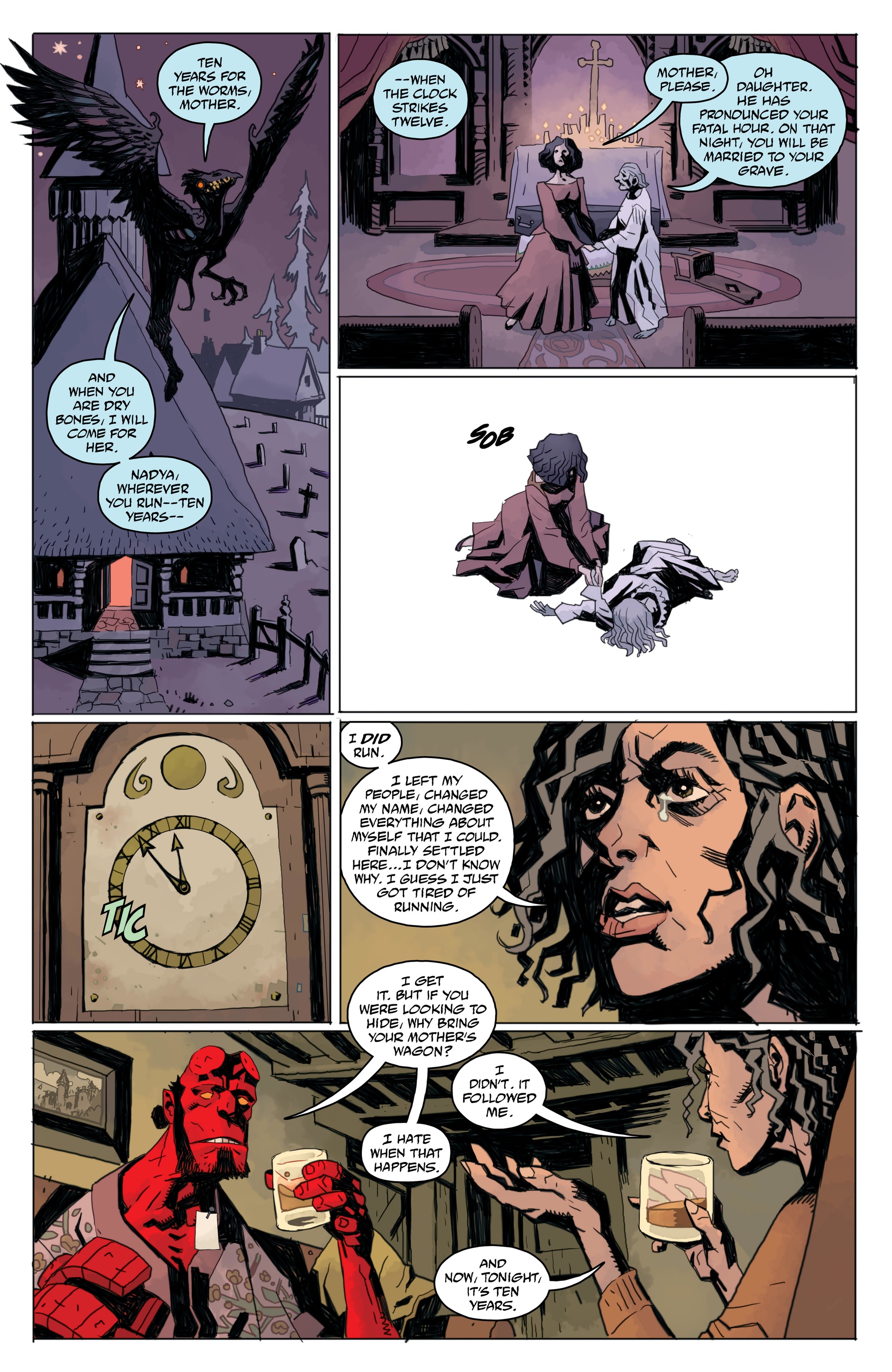 Read online Hellboy and the B.P.R.D.: The Return of Effie Kolb and Others comic -  Issue # TPB (Part 1) - 90