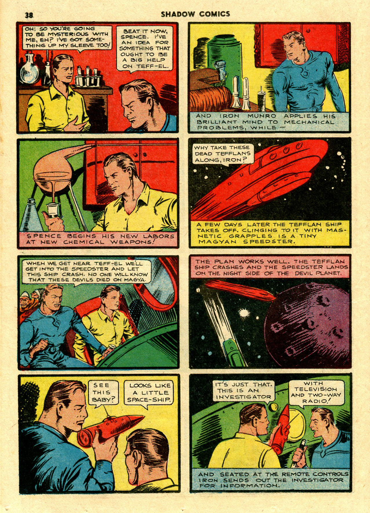 Read online Shadow Comics comic -  Issue #3 - 39