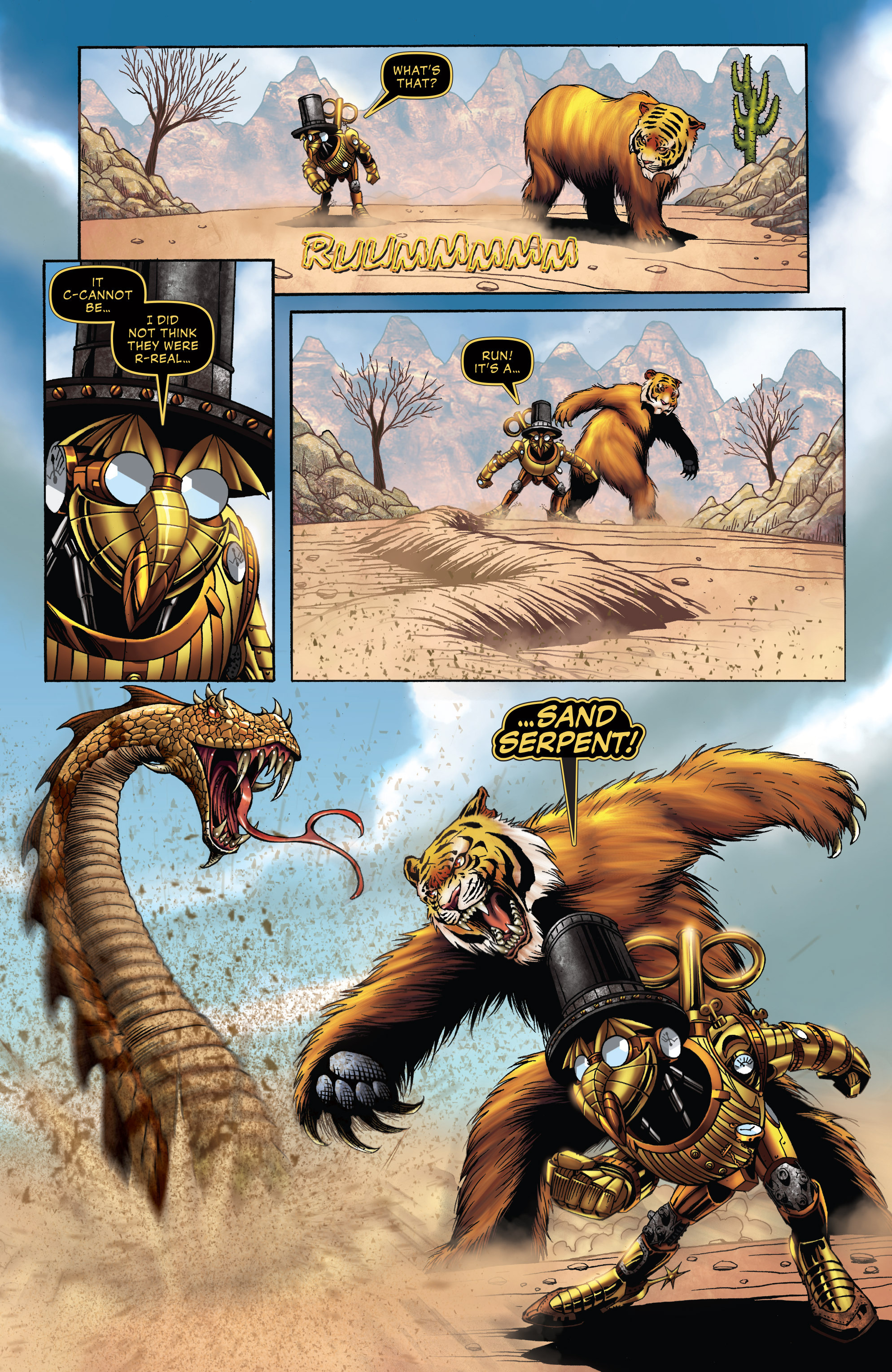 Read online Legends of Oz: Tik-Tok and the Kalidah comic -  Issue #1 - 13