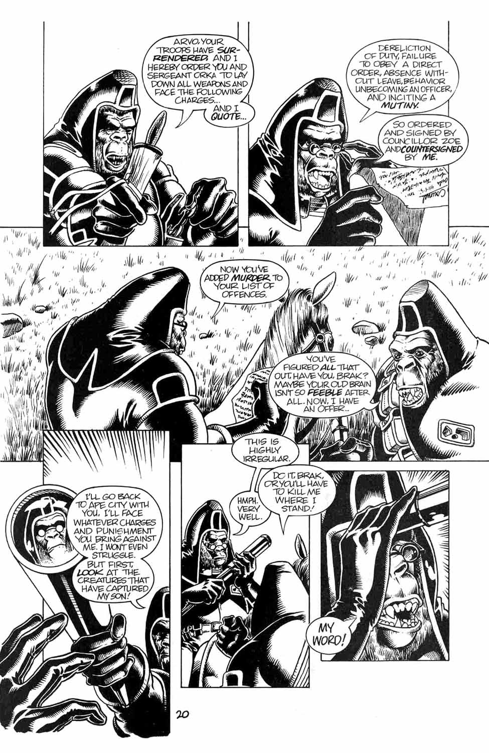 Read online Planet of the Apes: The Forbidden Zone comic -  Issue #3 - 22