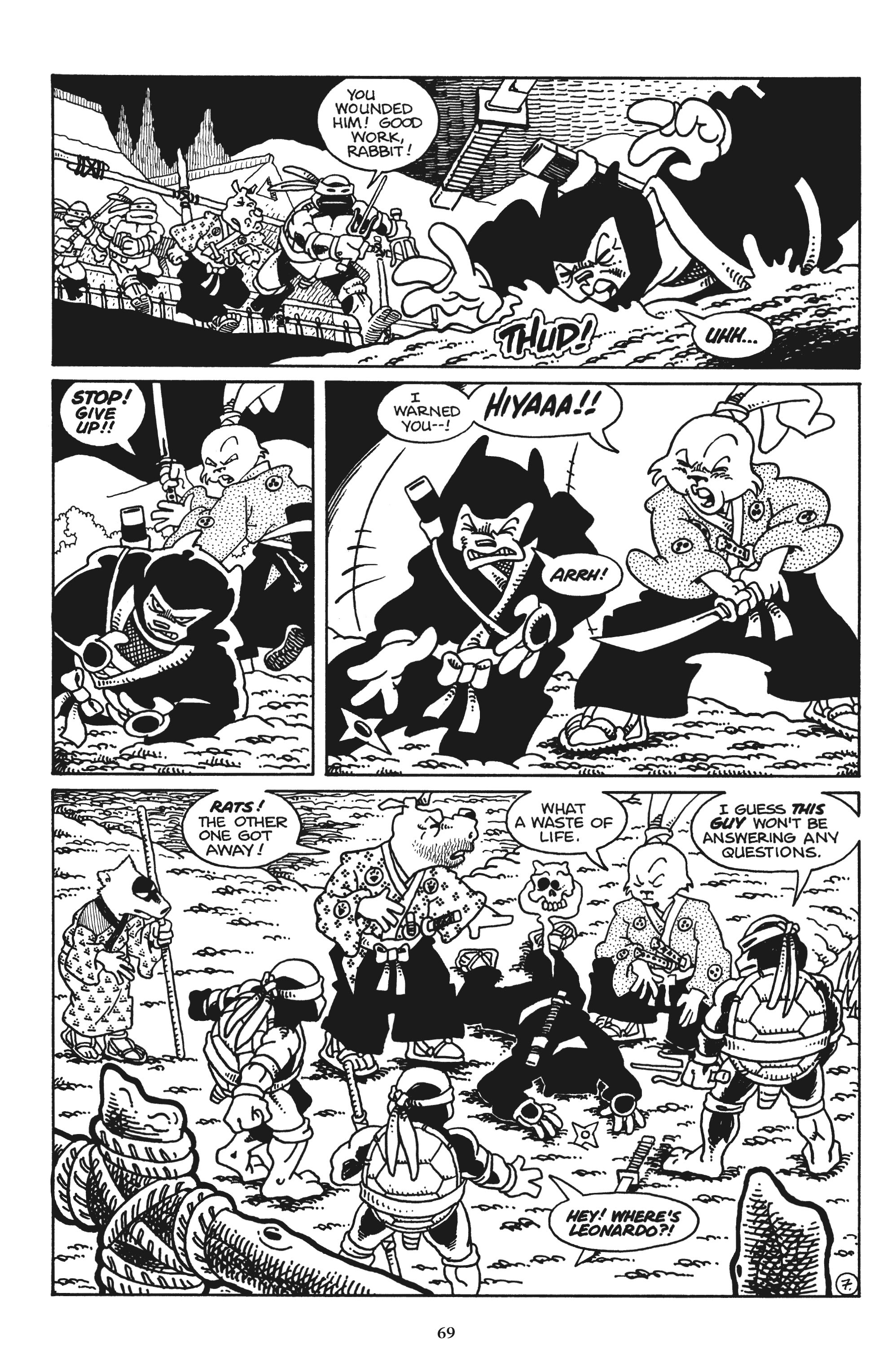Read online Usagi Yojimbo/Teenage Mutant Ninja Turtles: The Complete Collection comic -  Issue # TPB (Part 1) - 63
