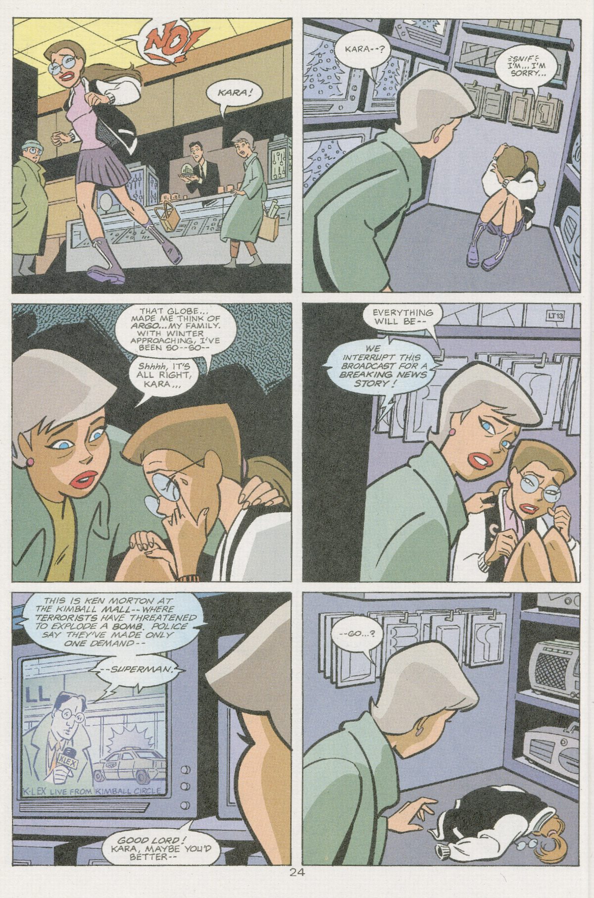 Read online Superman Adventures comic -  Issue #21 - 25