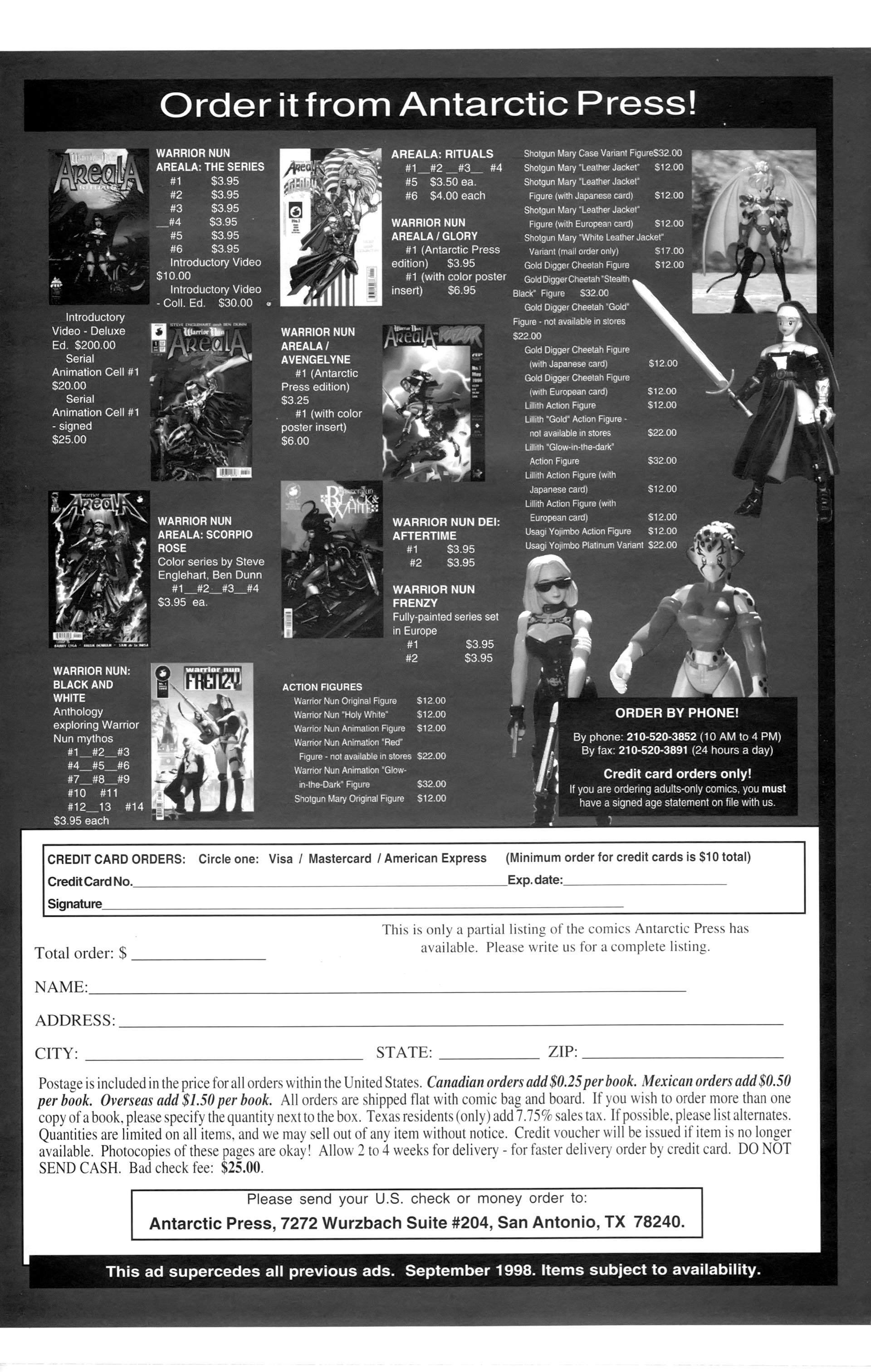Read online Warrior Nun: Black & White comic -  Issue #18 - 26