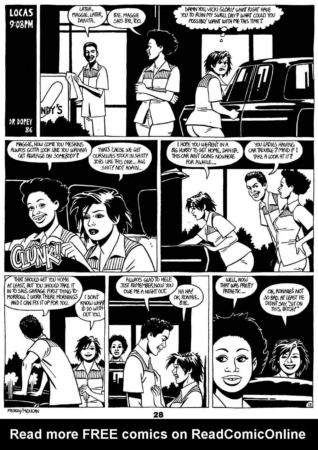 Read online Love and Rockets (1982) comic -  Issue #18 - 30